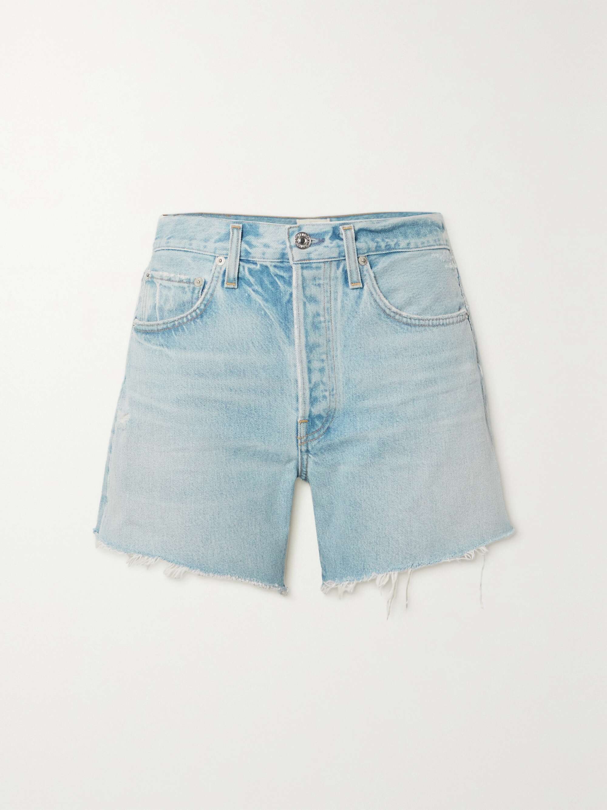 NET SUSTAIN Frieda distressed denim 