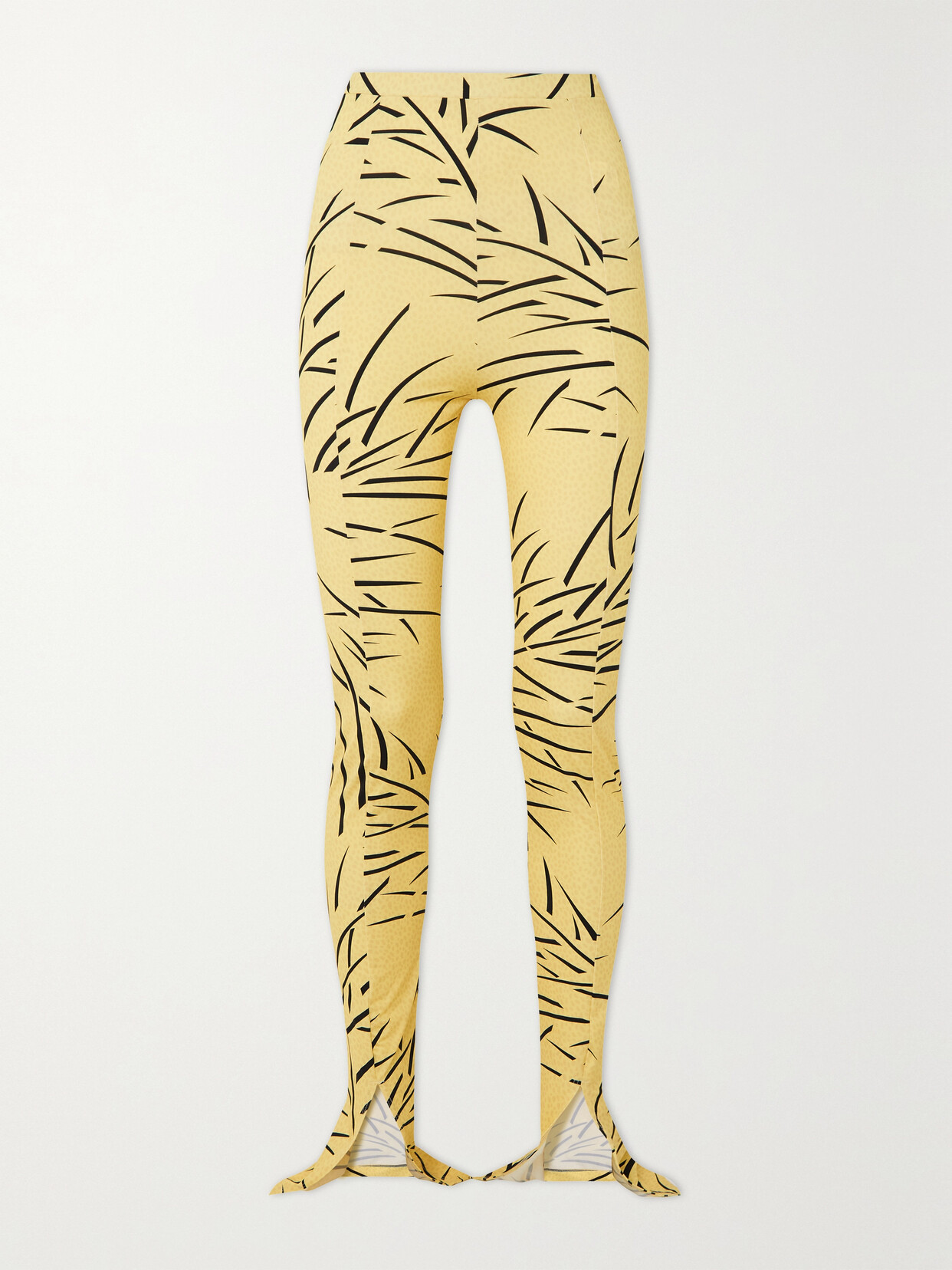 Rodarte Printed Stretch-crepe Leggings