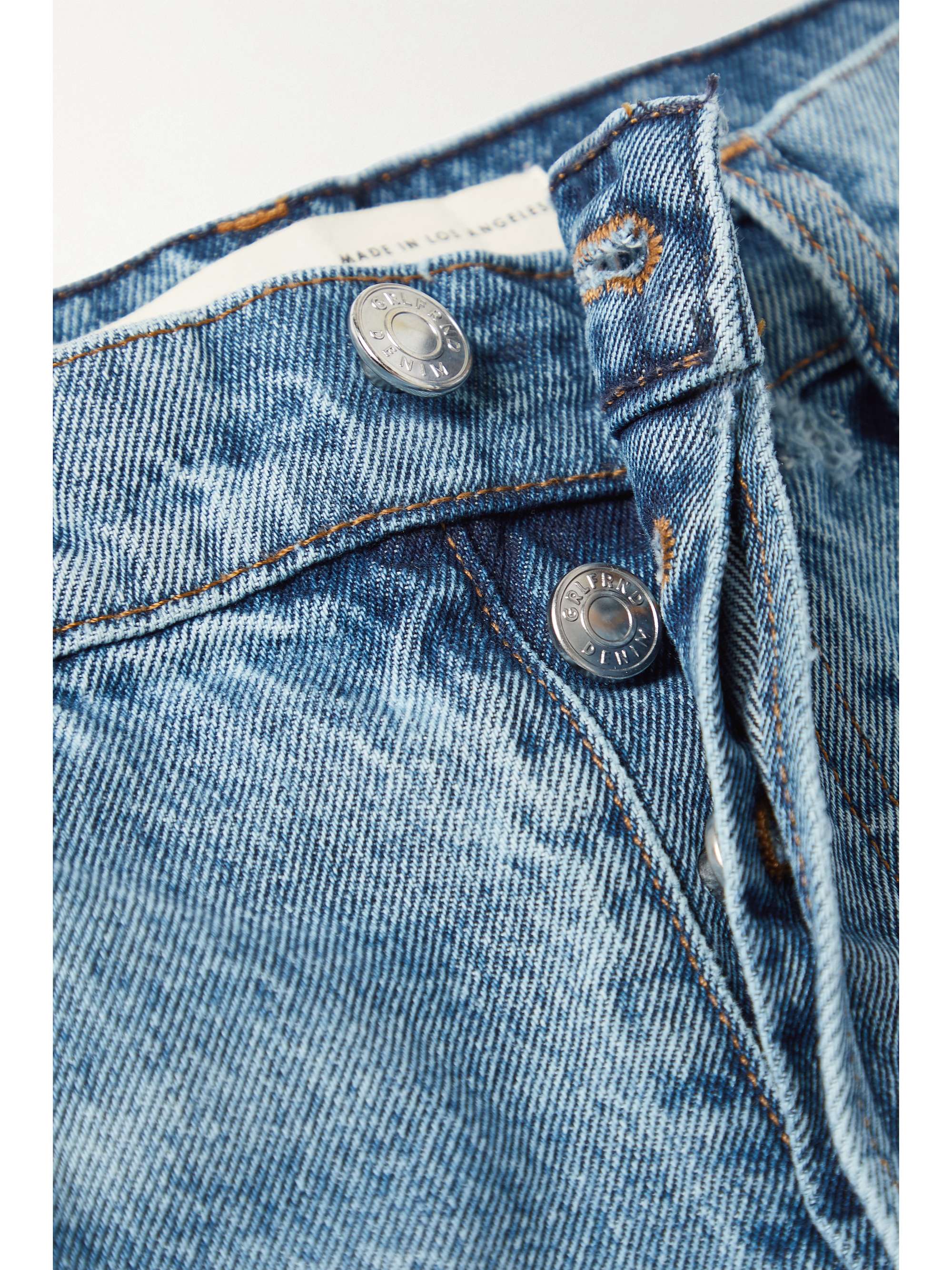 GRLFRND Courtney low-rise wide-leg jeans