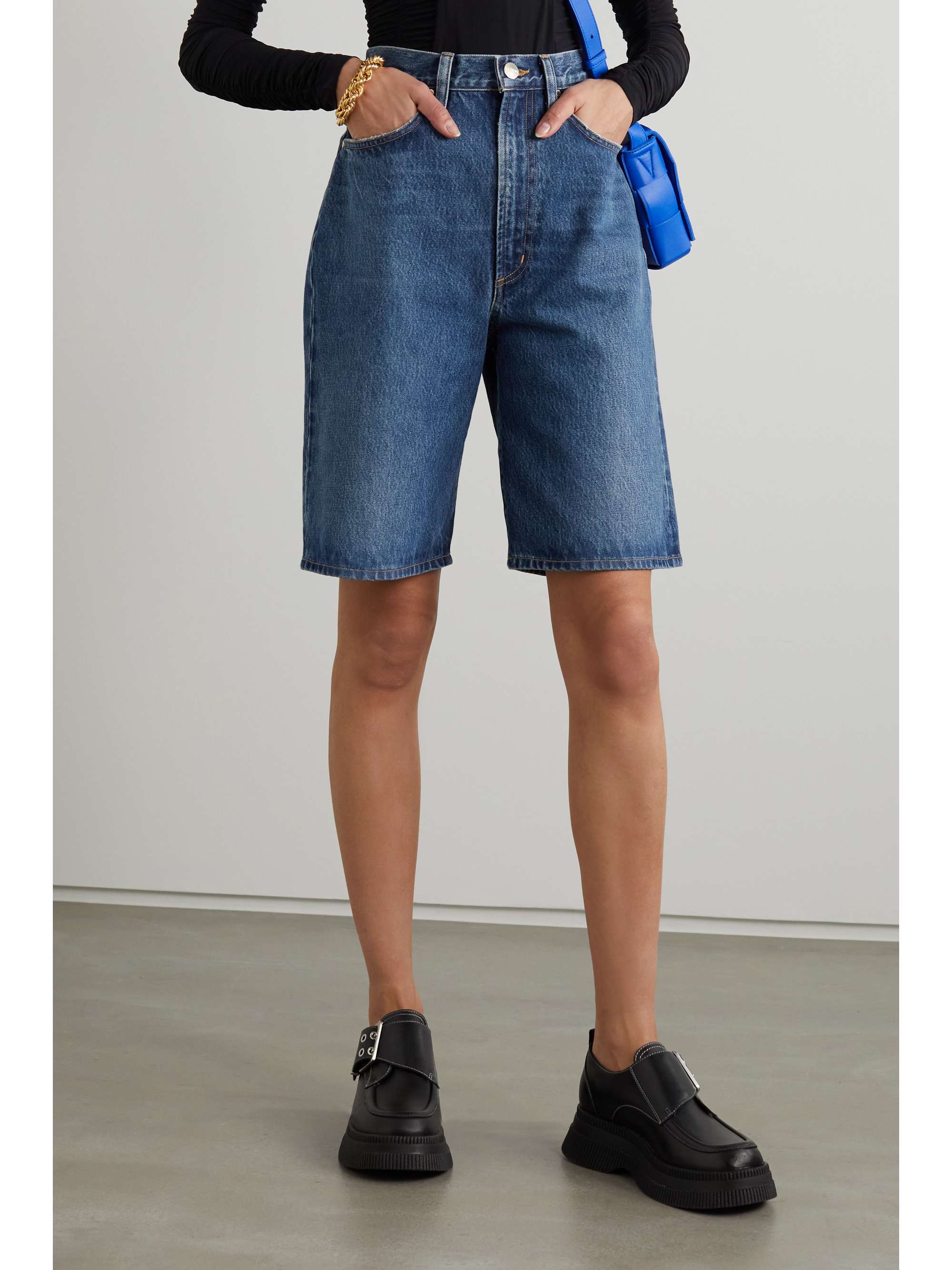 NET SUSTAIN Auden organic denim shorts 