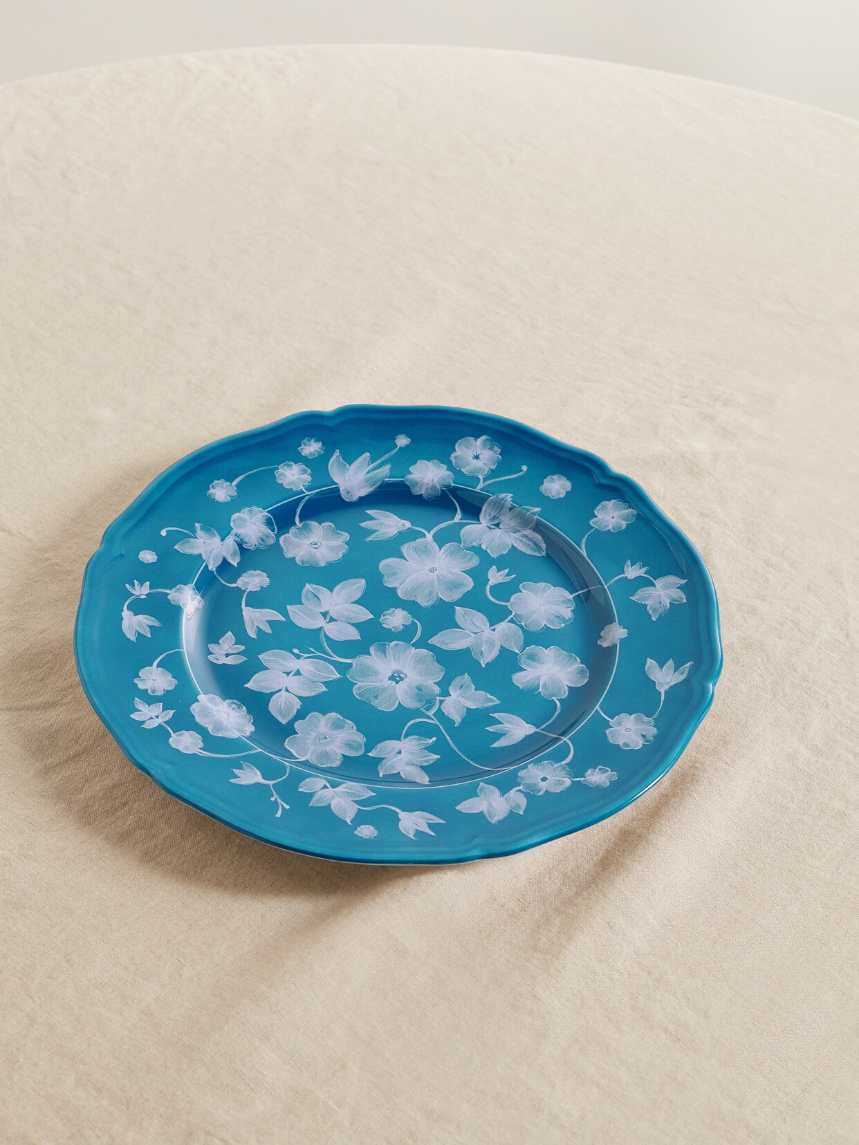 Cabana - + Ginori 1735 31cm Porcelain Charger Plate - Blue