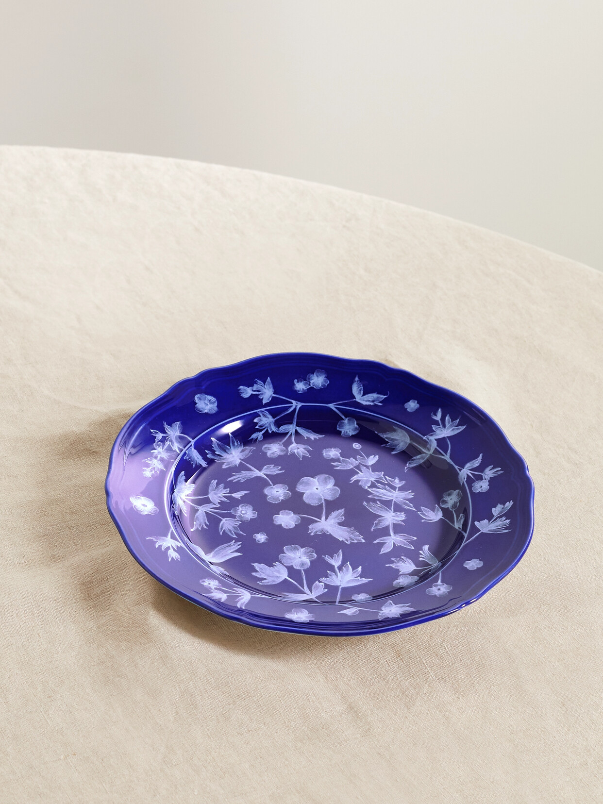 Cabana - + Ginori 1735 21cm Ceramic Dessert Plate - Blue