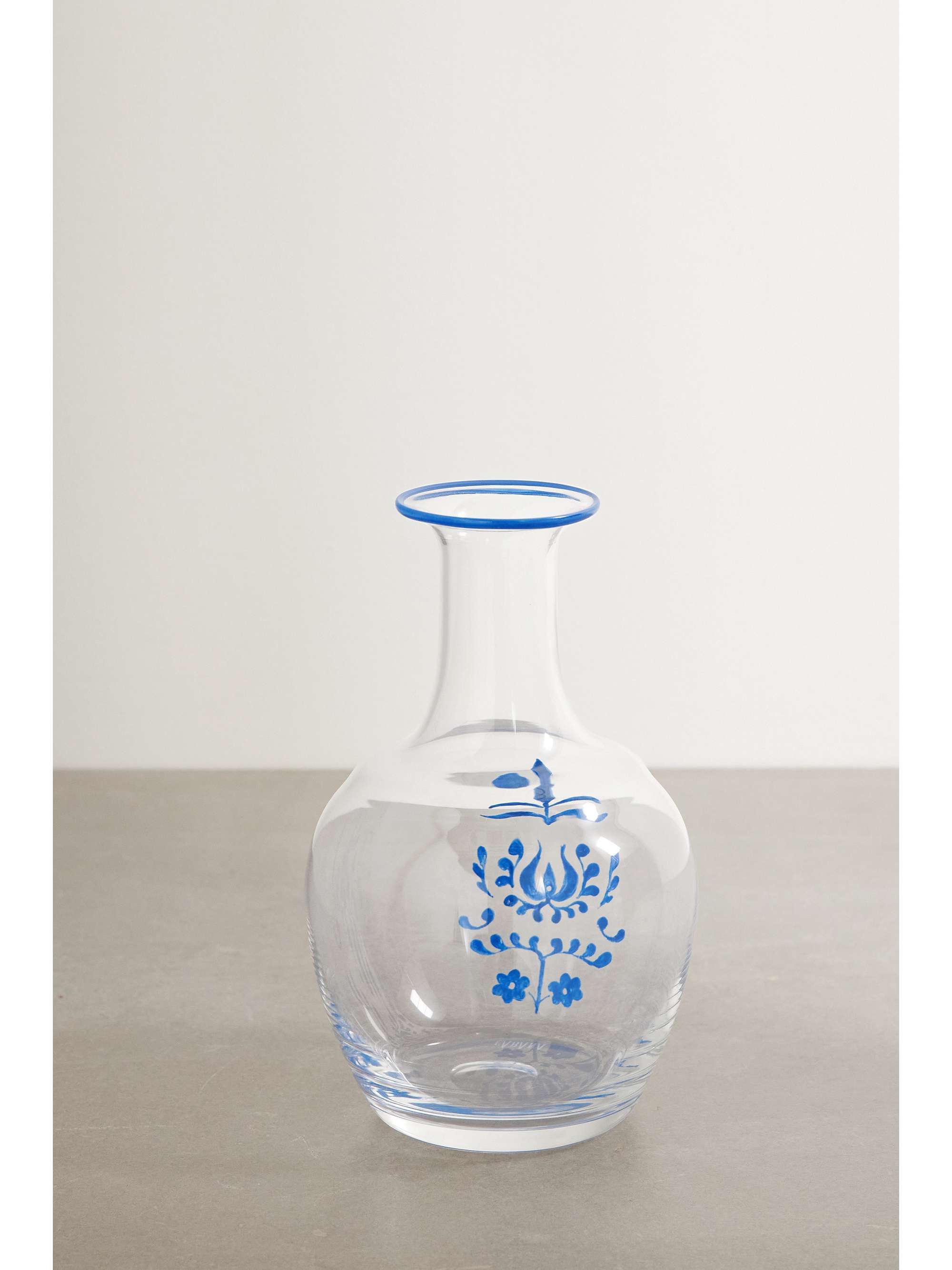 CABANA + AERIN painted glass carafe