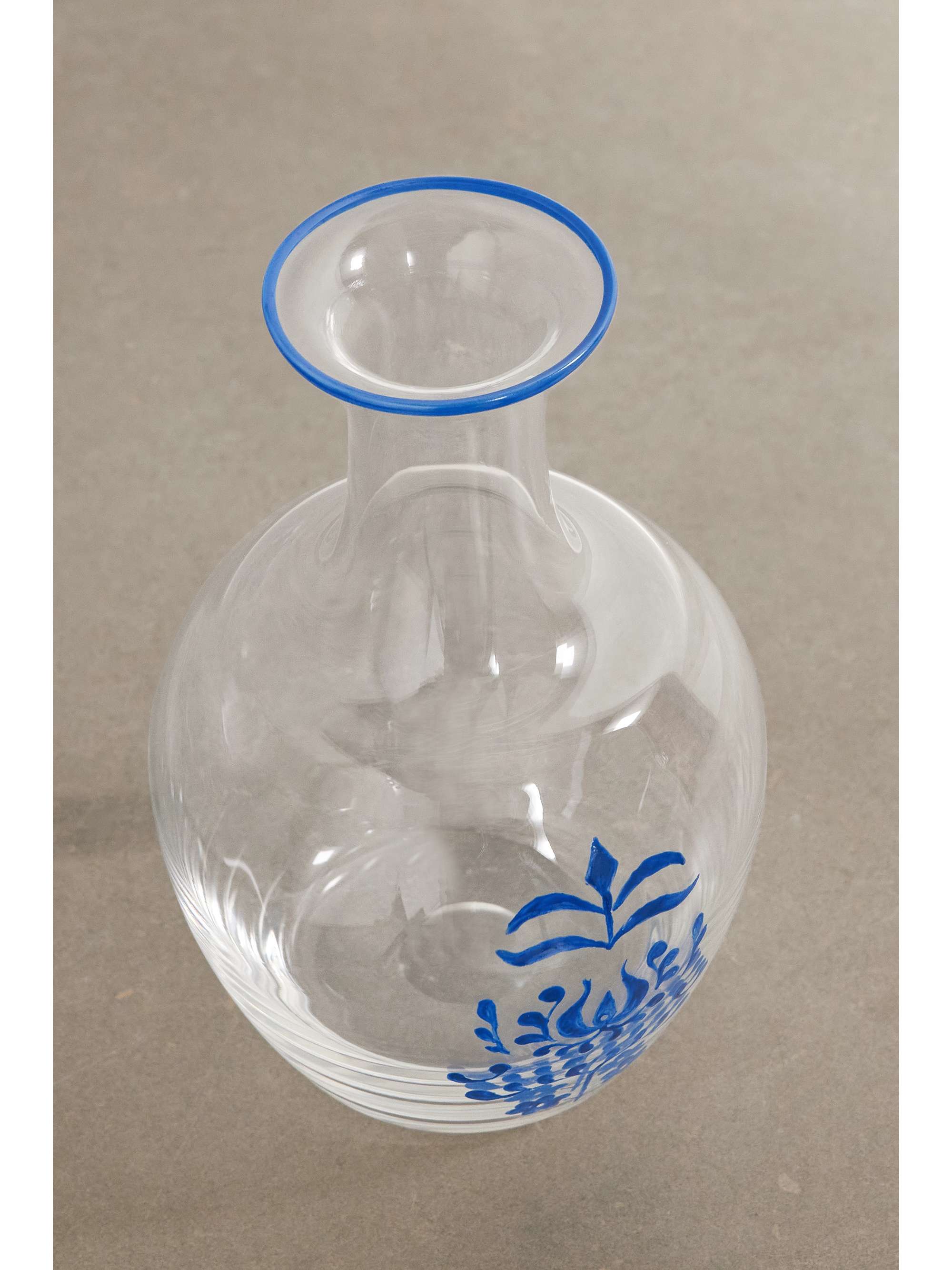 CABANA + AERIN painted glass carafe