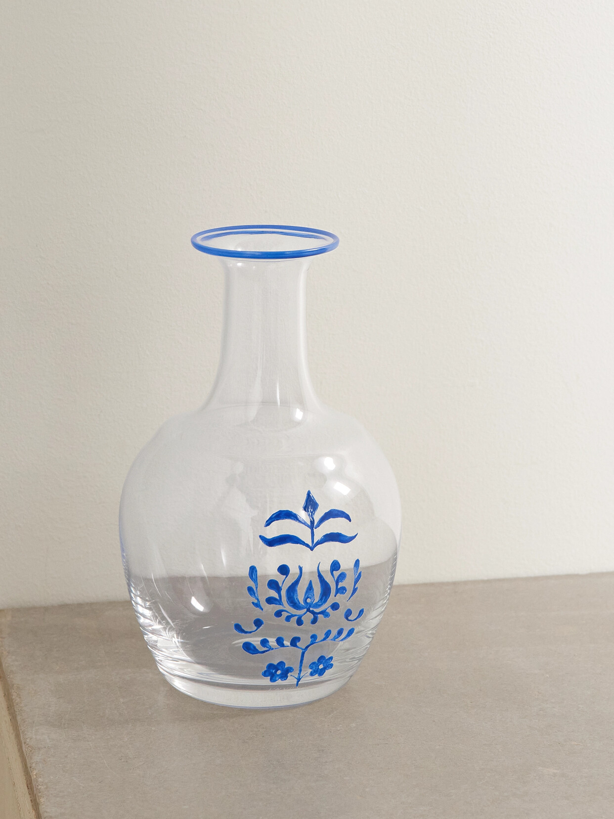 Cabana - + Aerin Painted Glass Carafe - White