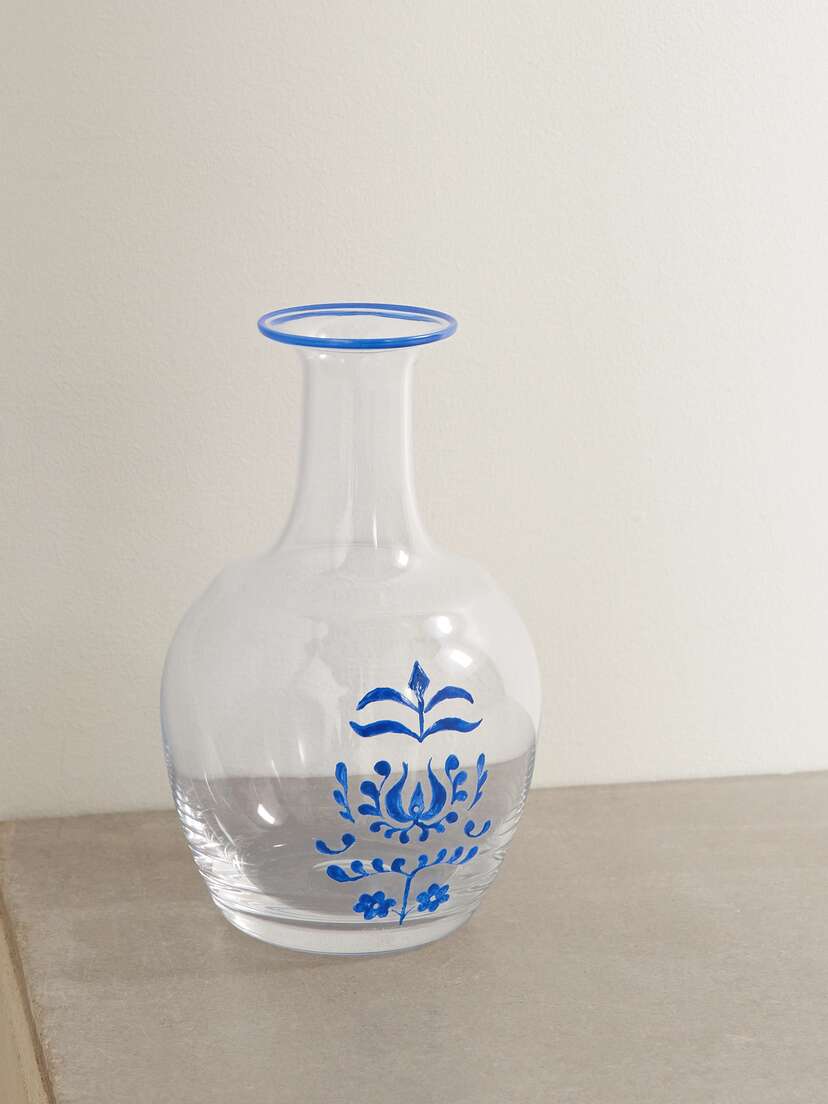 Cabana + Aerin Painted Glass Carafe