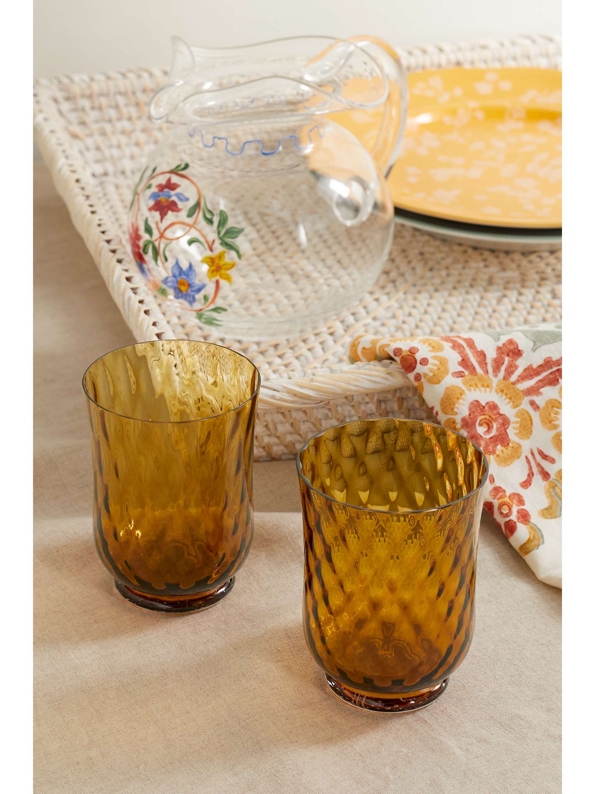 CABANA Balloton set of two water glasses