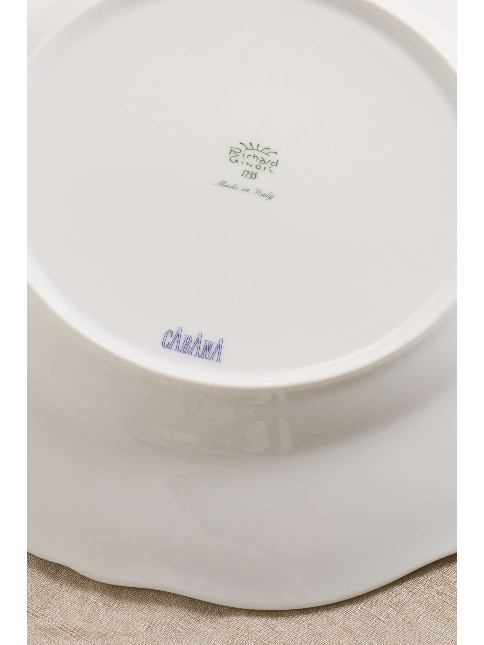 CABANA + GINORI 1735 26.5cm porcelain dinner plate