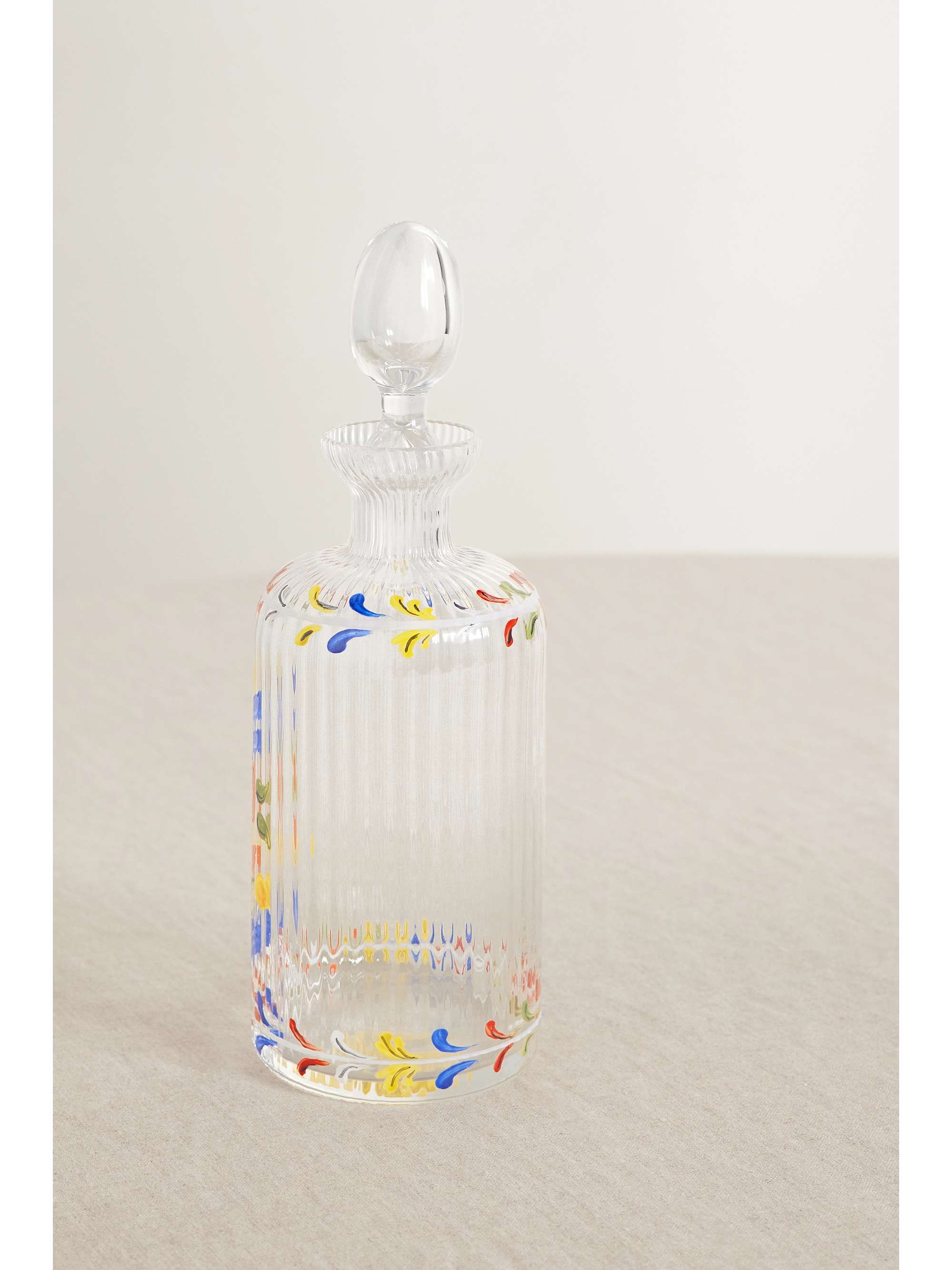 CABANA Painted glass bottle