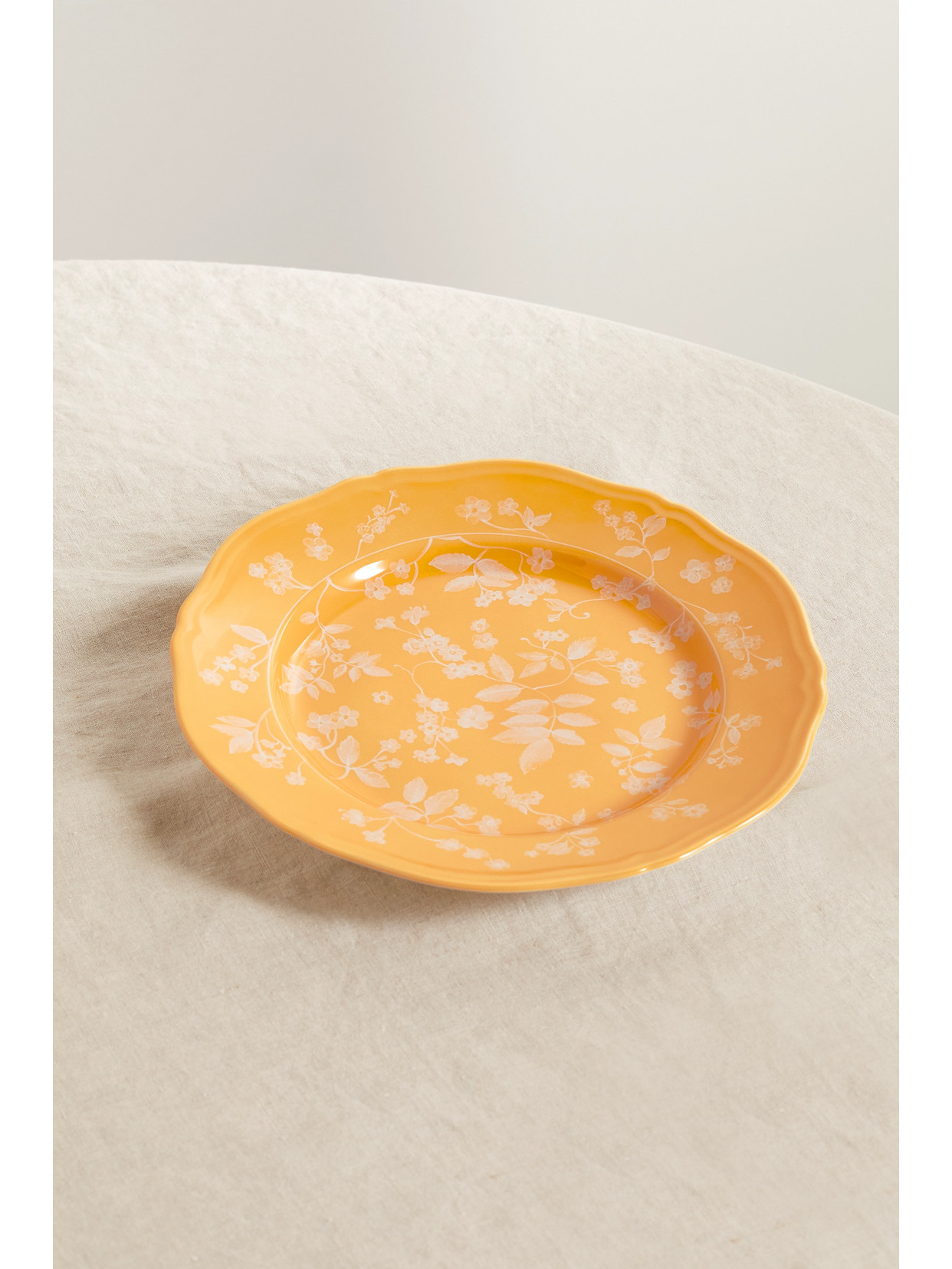 Cabana - + Ginori 1735 26.5cm Porcelain Dinner Plate - Yellow