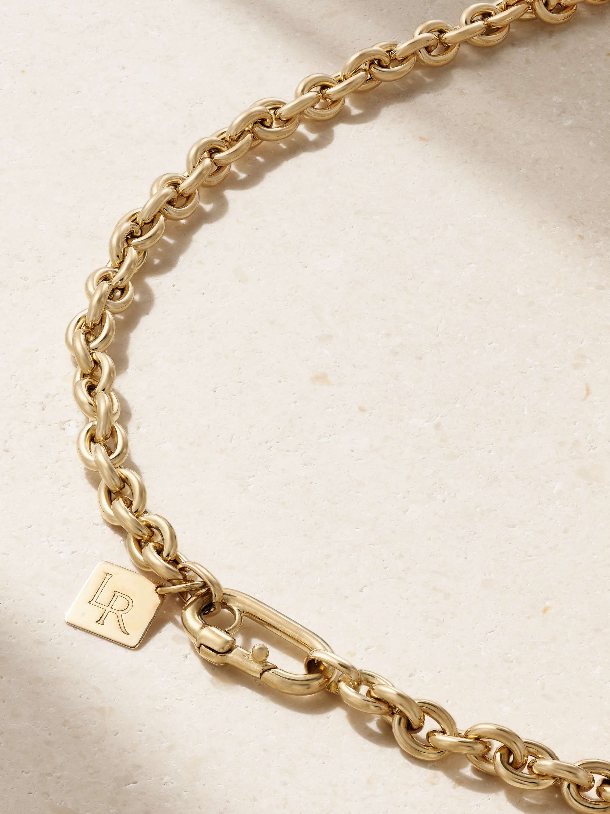 LAUREN RUBINSKI 14-karat gold necklace