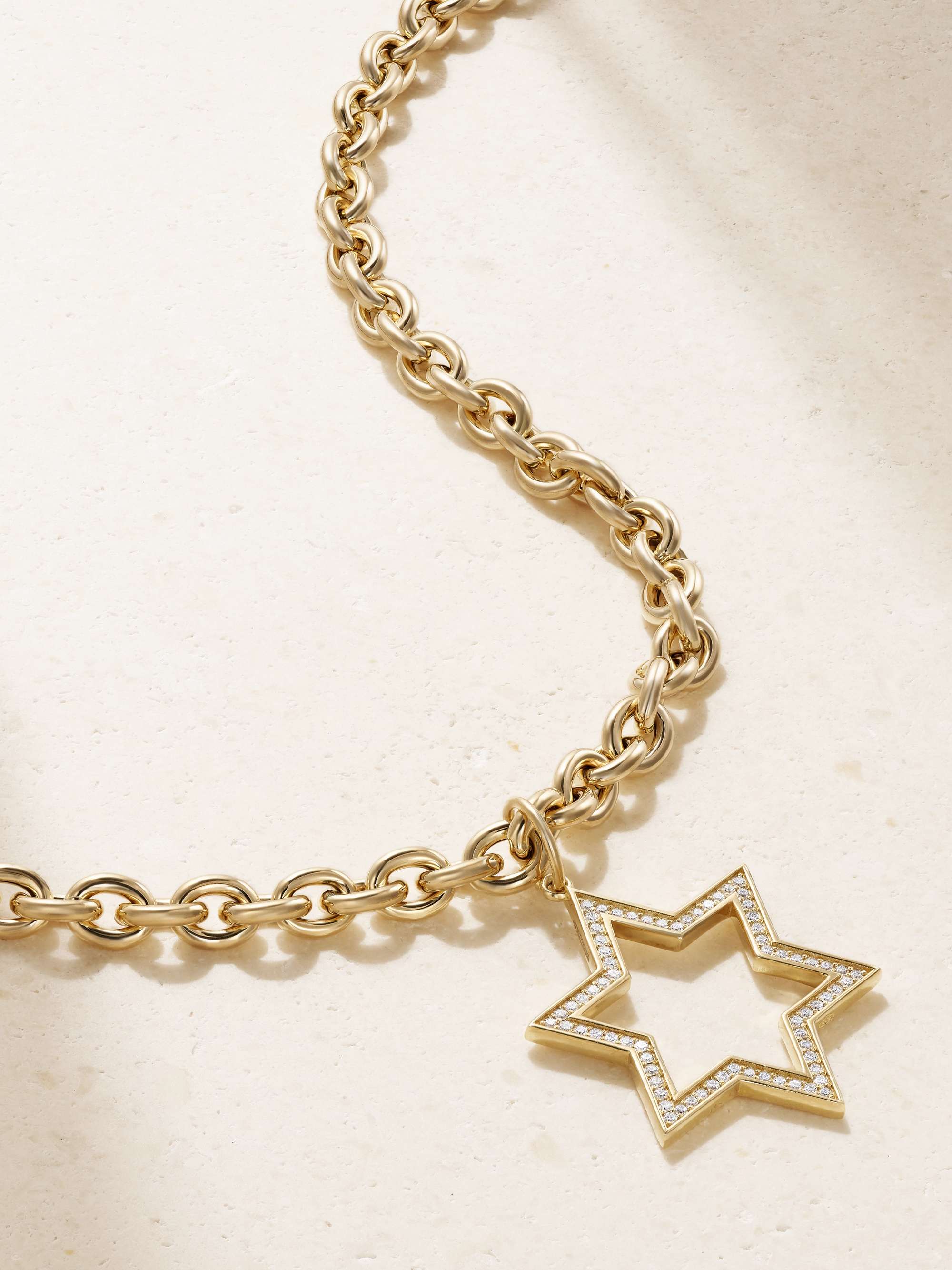 LAUREN RUBINSKI 14-karat gold necklace