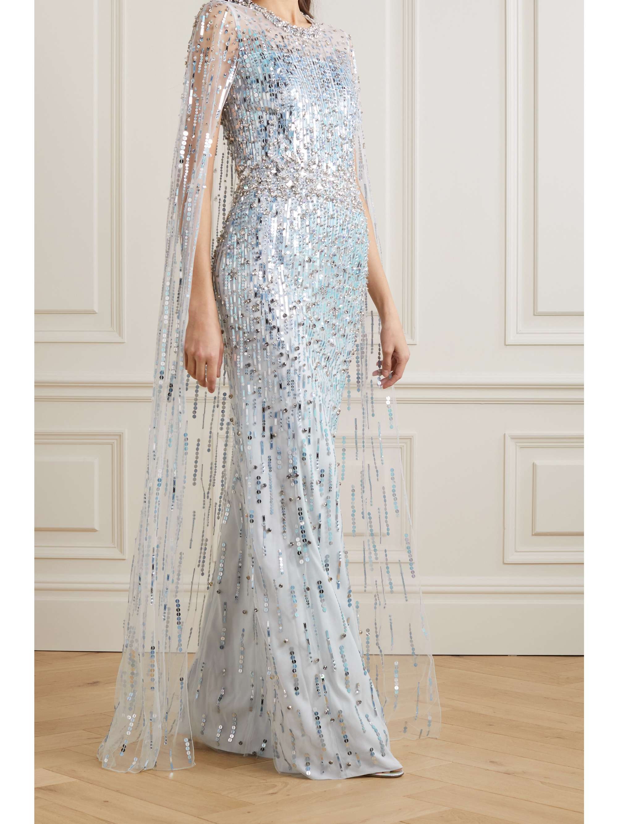 jenny packham bridal cape