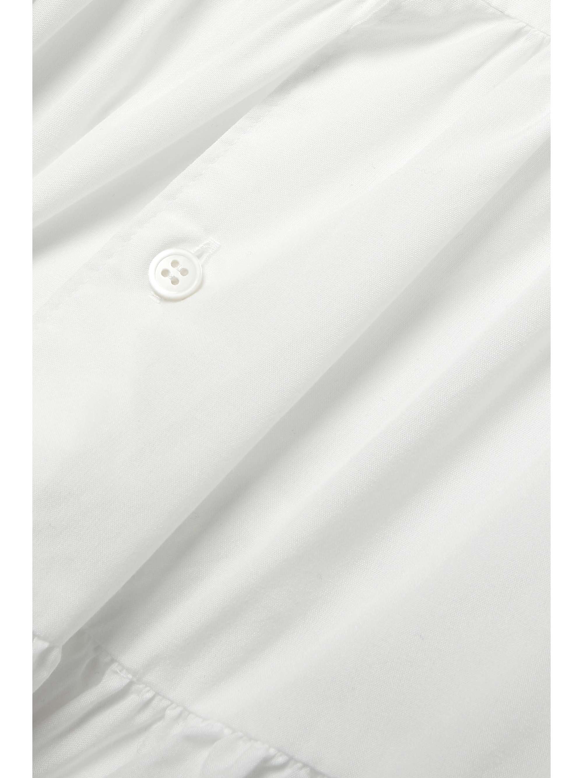 COMME DES GARÇONS COMME DES GARÇONS Tiered voile shirt dress