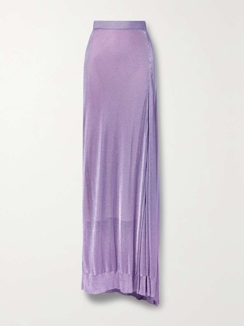 The Row — Girela open-knit Lurex maxi skirt