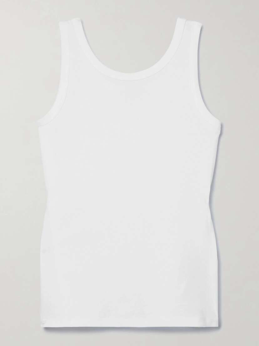 The Row Essentials Frankie Organic Cotton-jersey Tank
