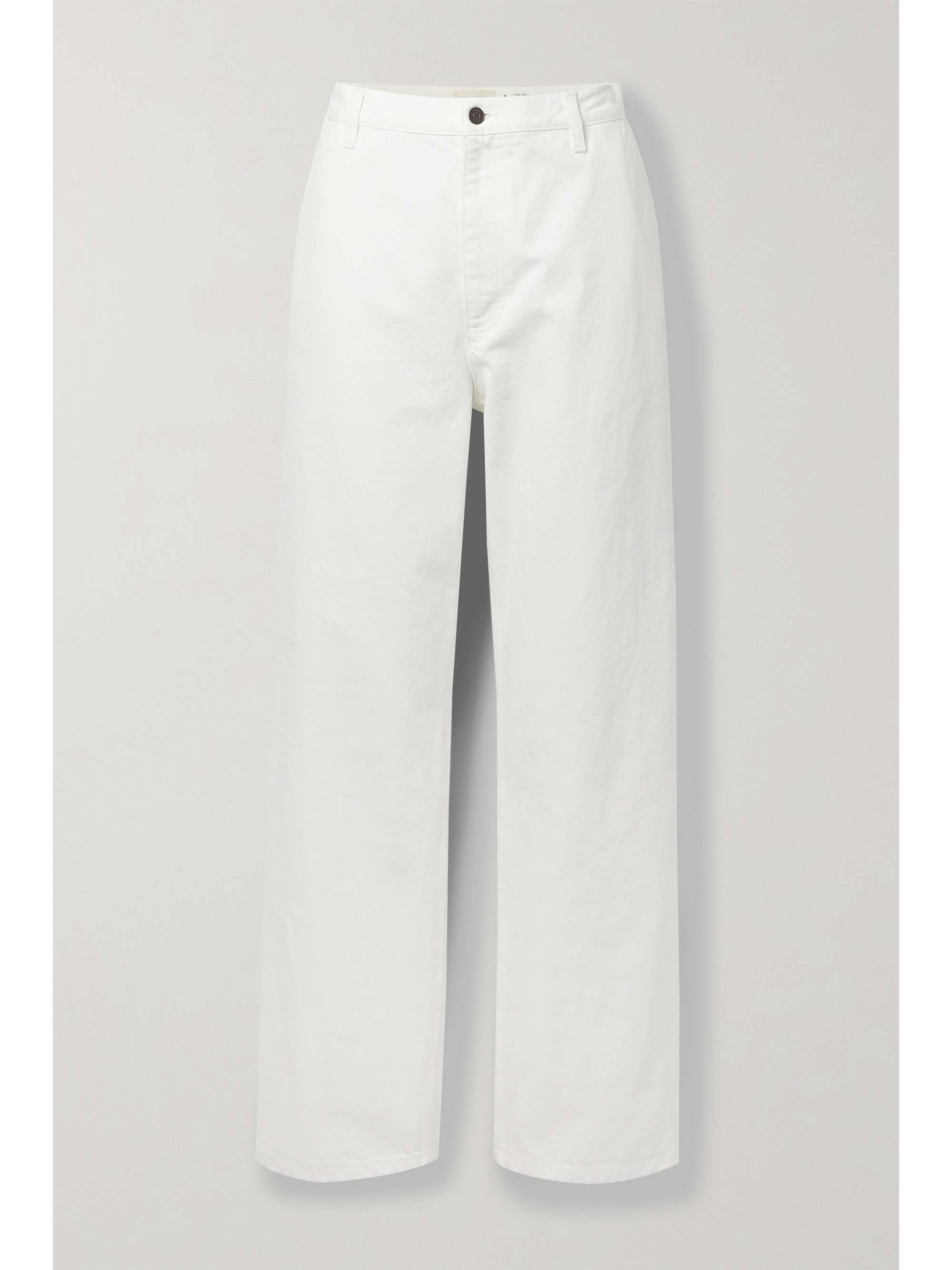 White Louie high-rise wide-leg jeans 