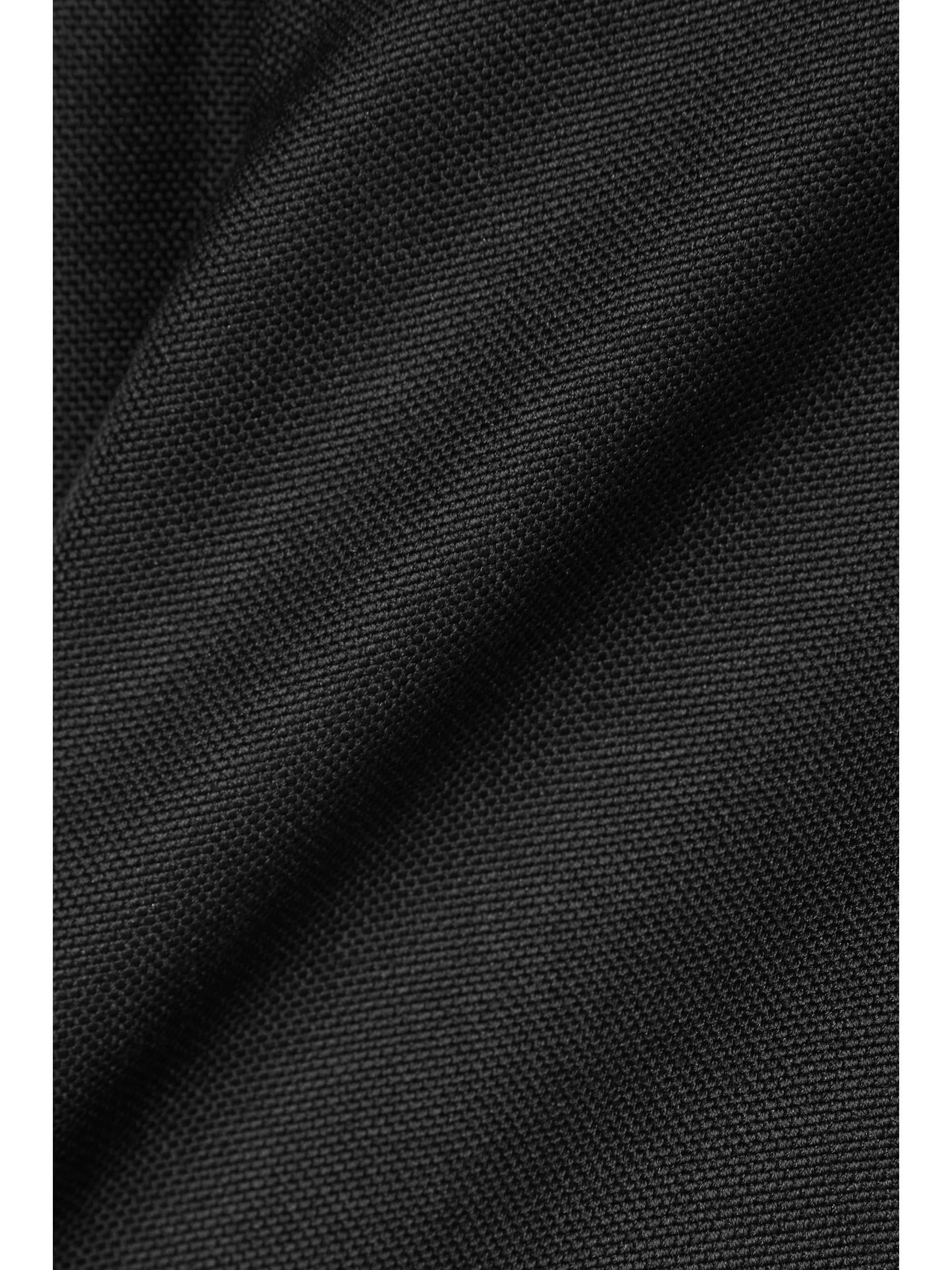 THE ROW Faye draped satin-trimmed wool and mohair-blend peplum blazer