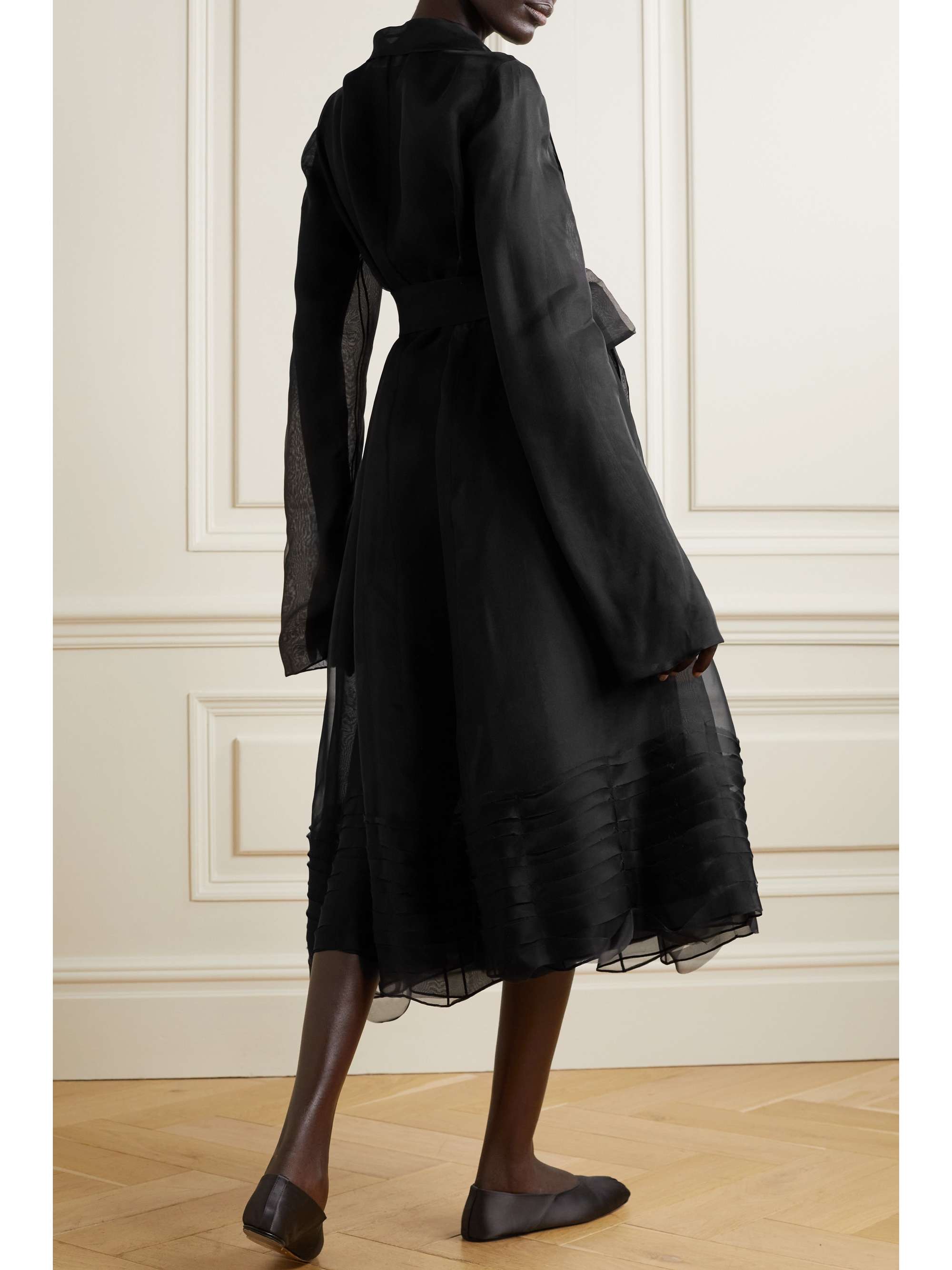 silk organza coat