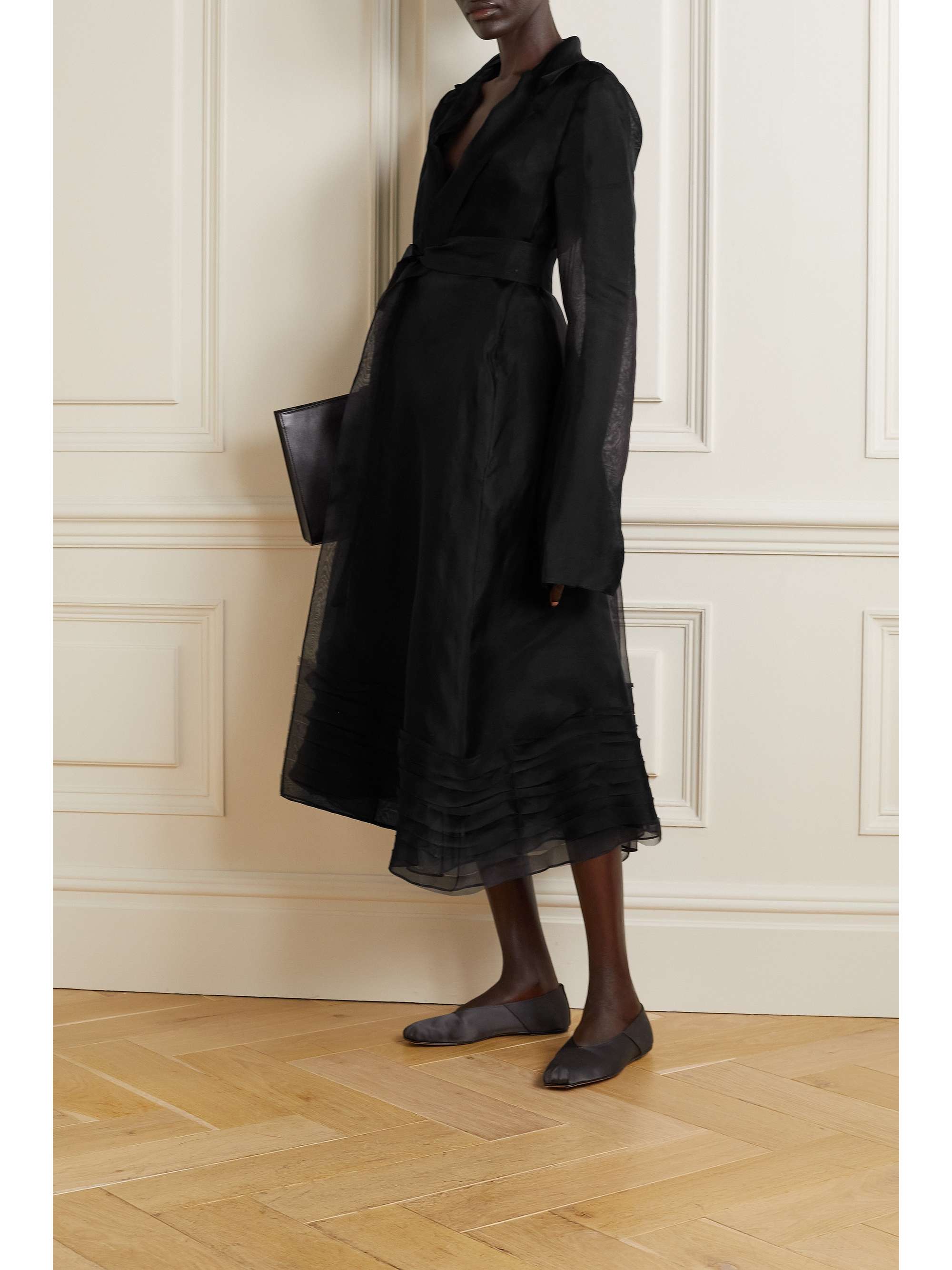 Black Garden rubber-trimmed leather Chelsea boots | THE ROW | NET 