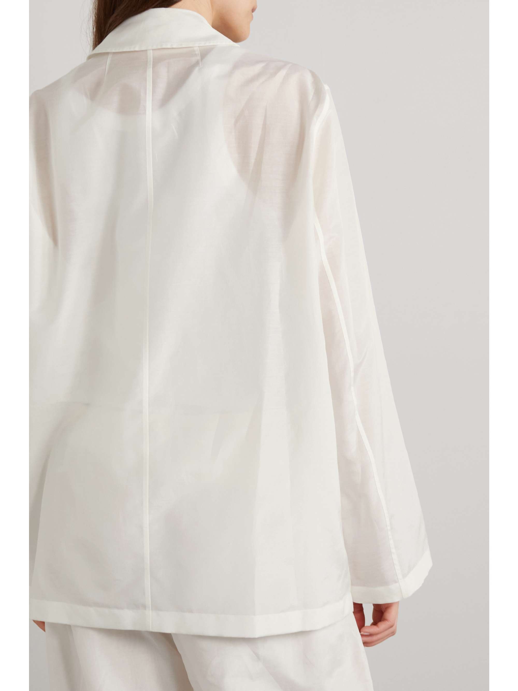 THE ROW Somik cotton and silk-blend shirt