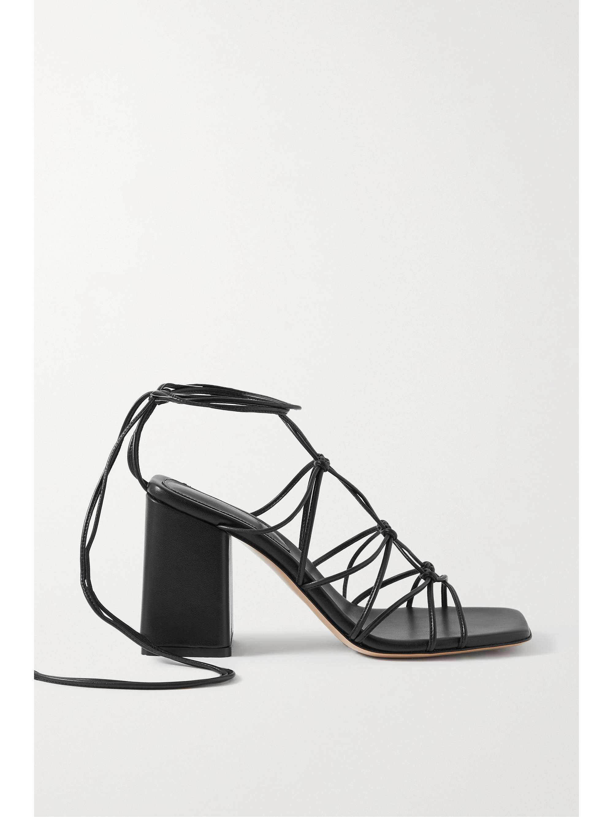 GIANVITO ROSSI Minas 85 leather sandals | NET-A-PORTER