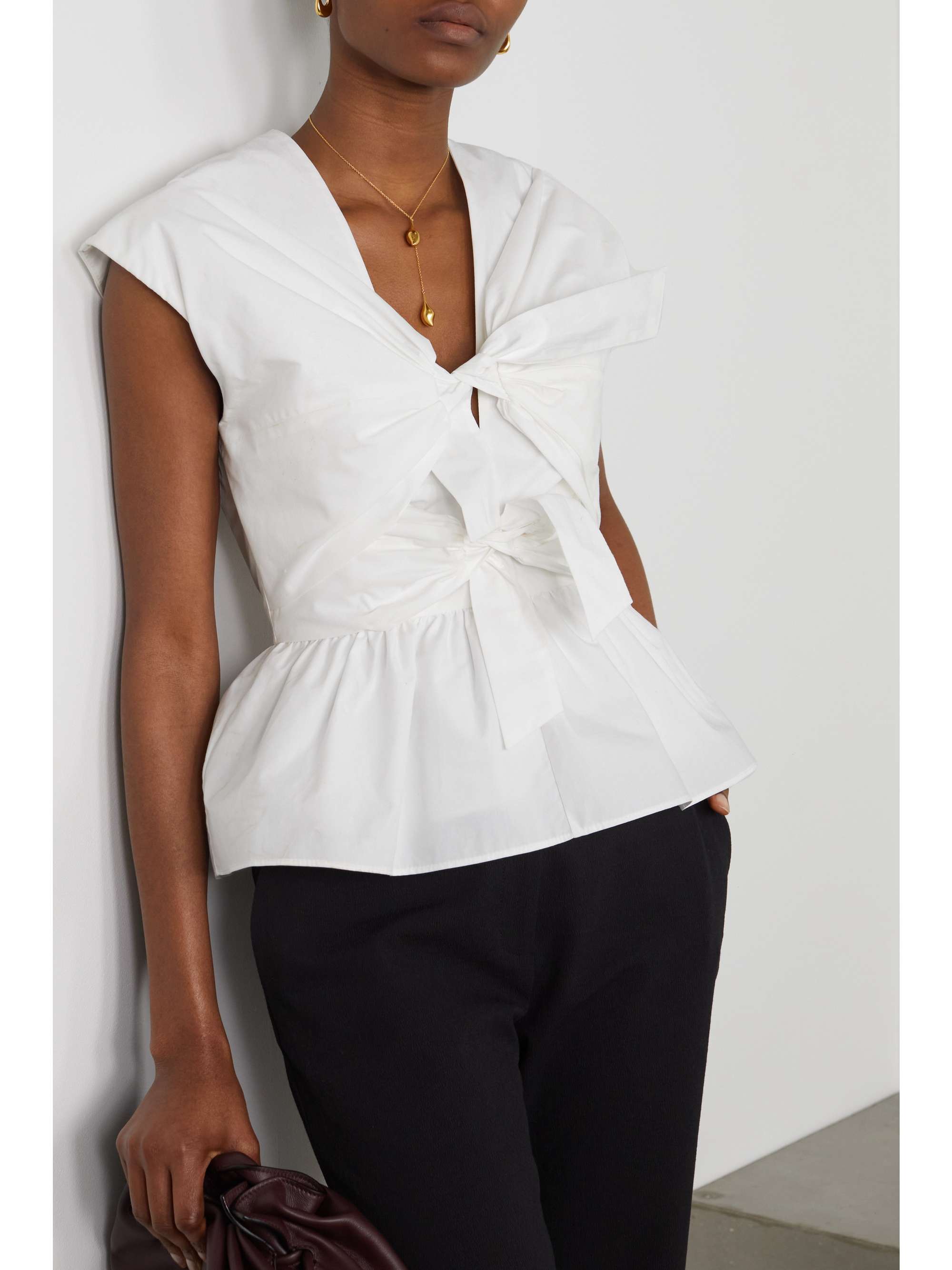 TOVE Elen organic cotton-poplin top
