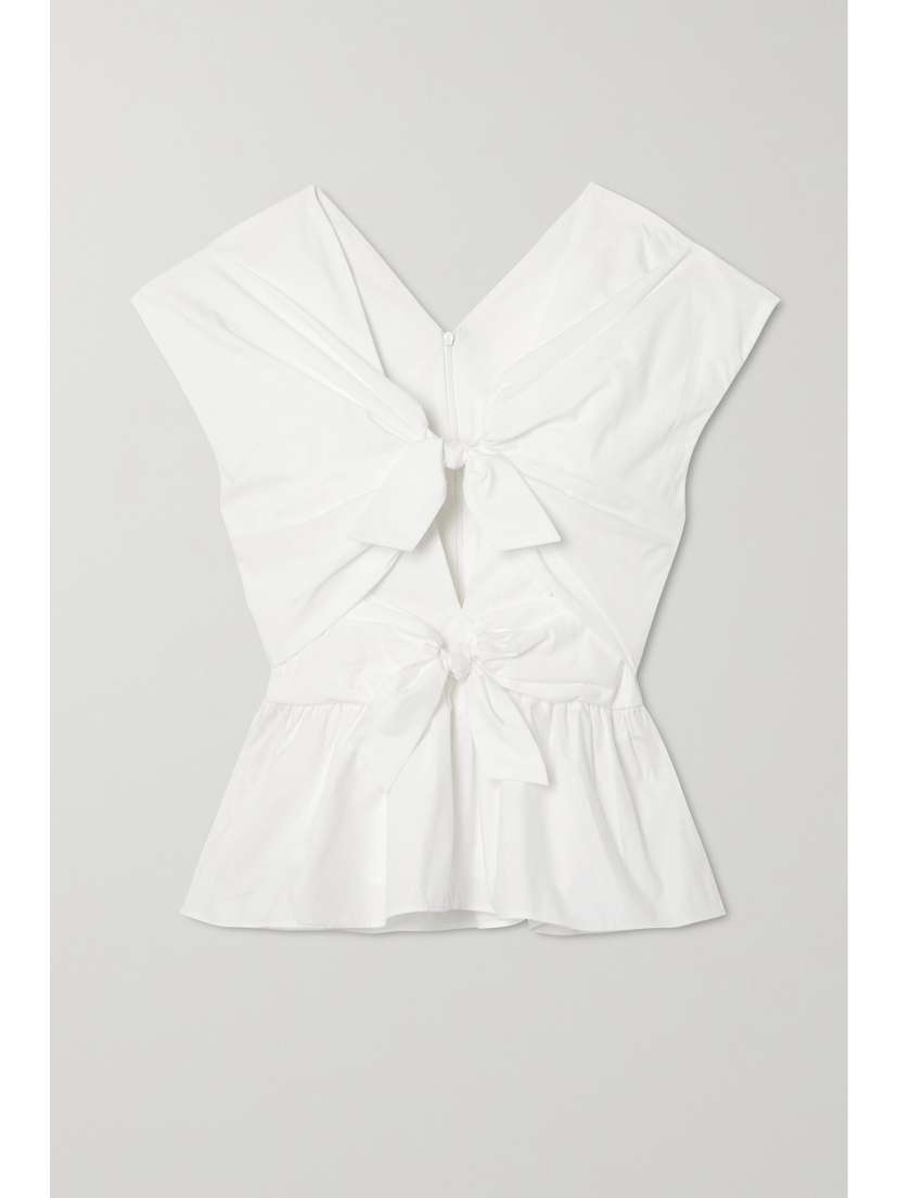 Tove Elen Organic Cotton-poplin Top