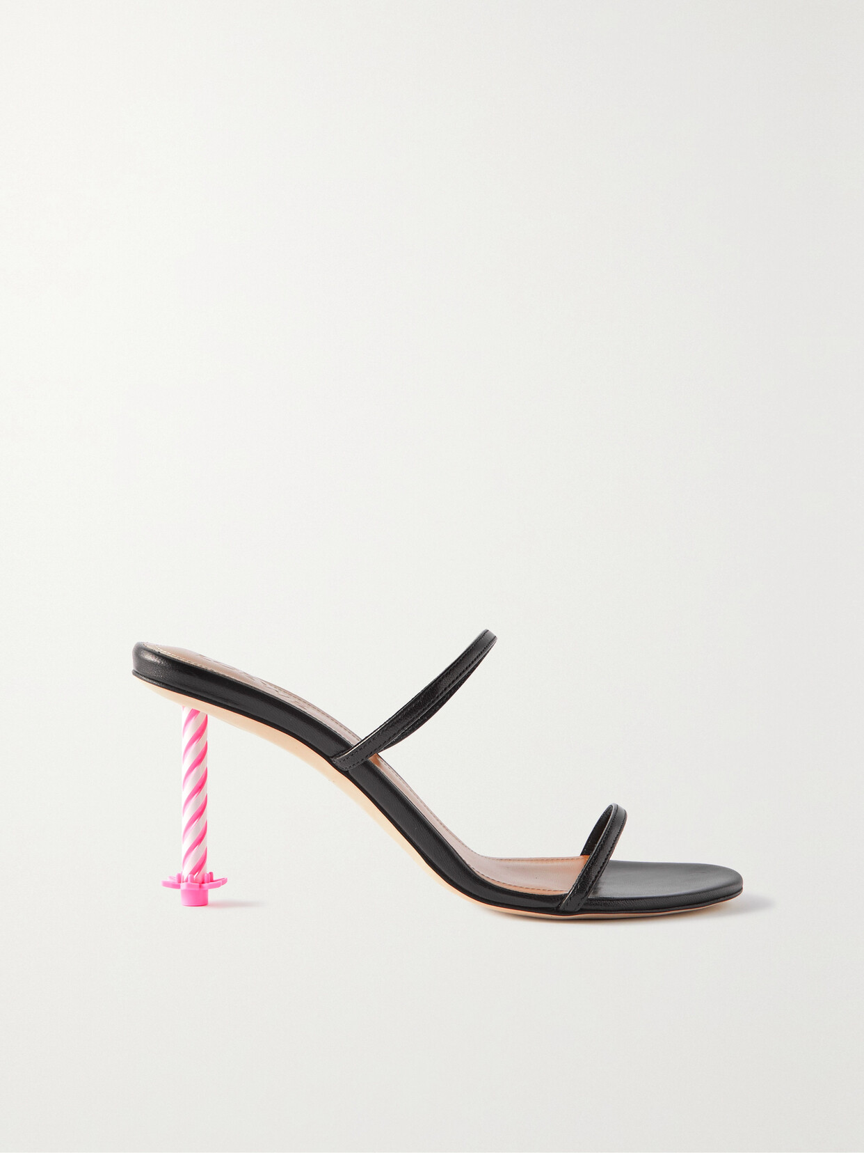 LOEWE EMBELLISHED LEATHER MULES