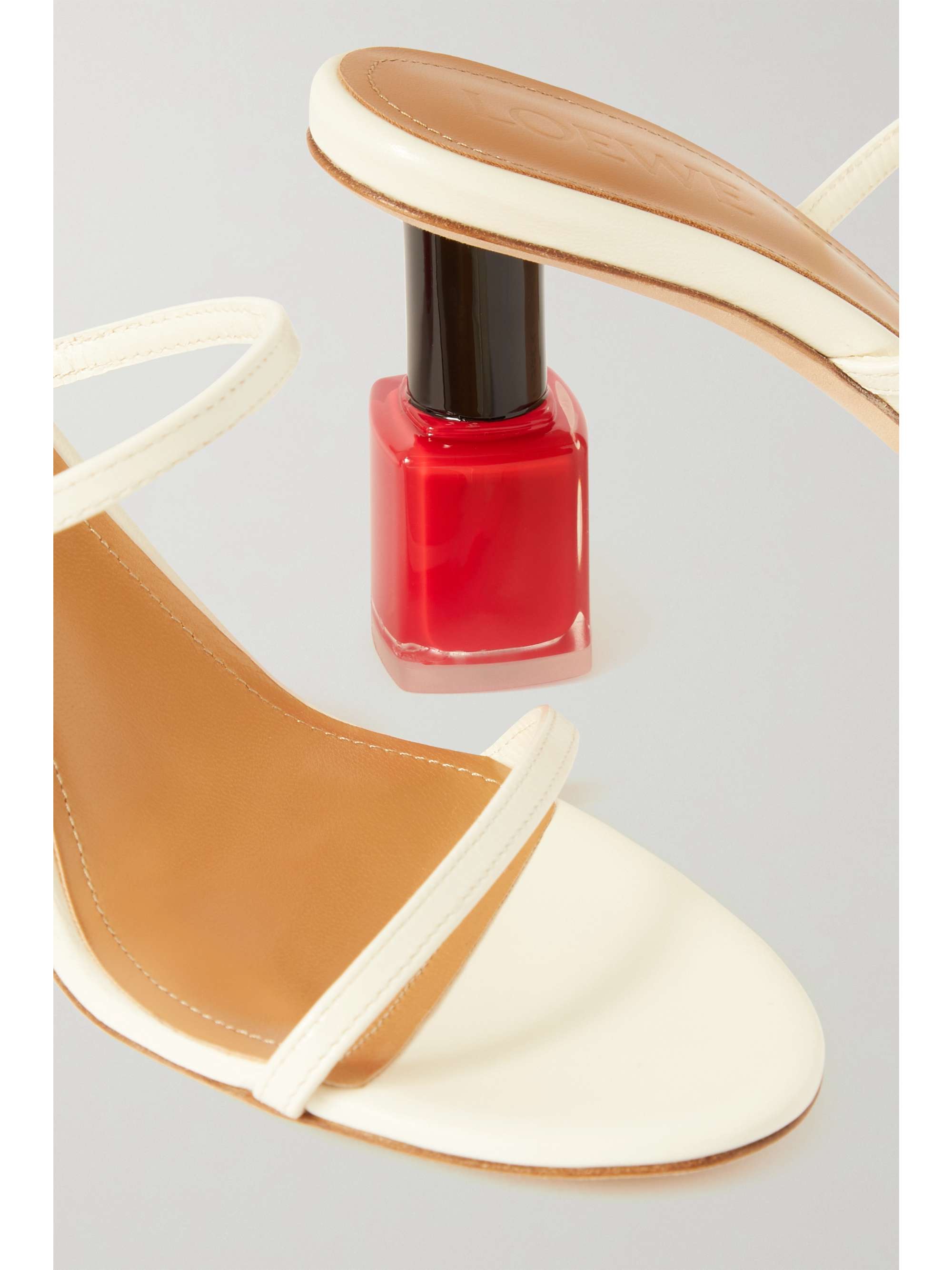 LOEWE Embellished leather mules