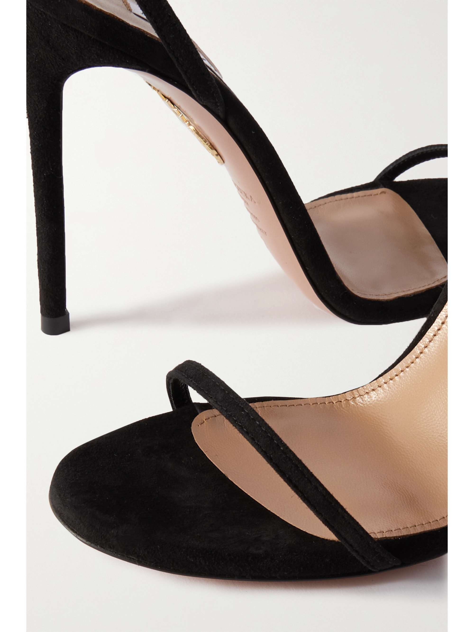aquazzura lace heels