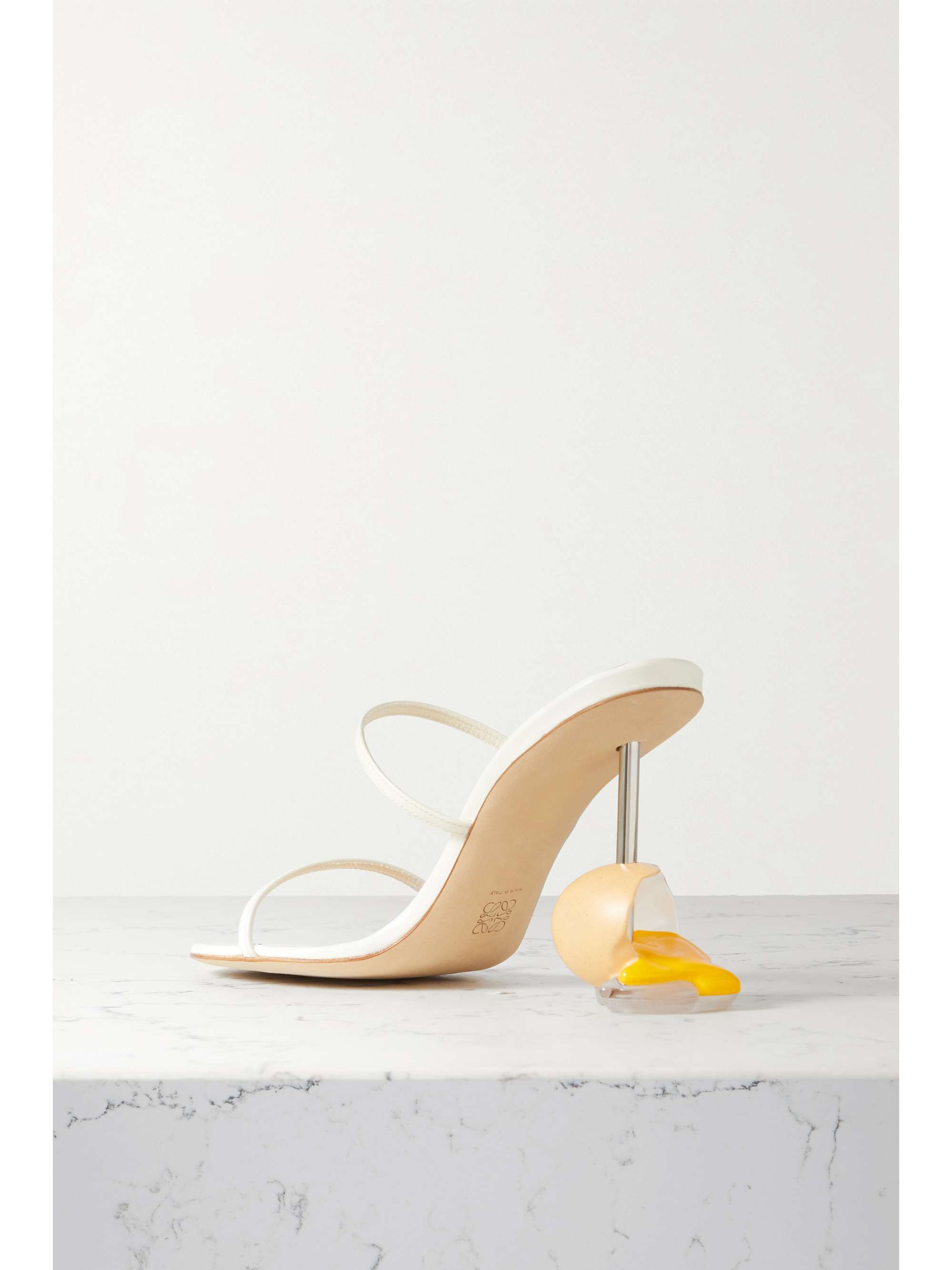 LOEWE Embellished leather mules