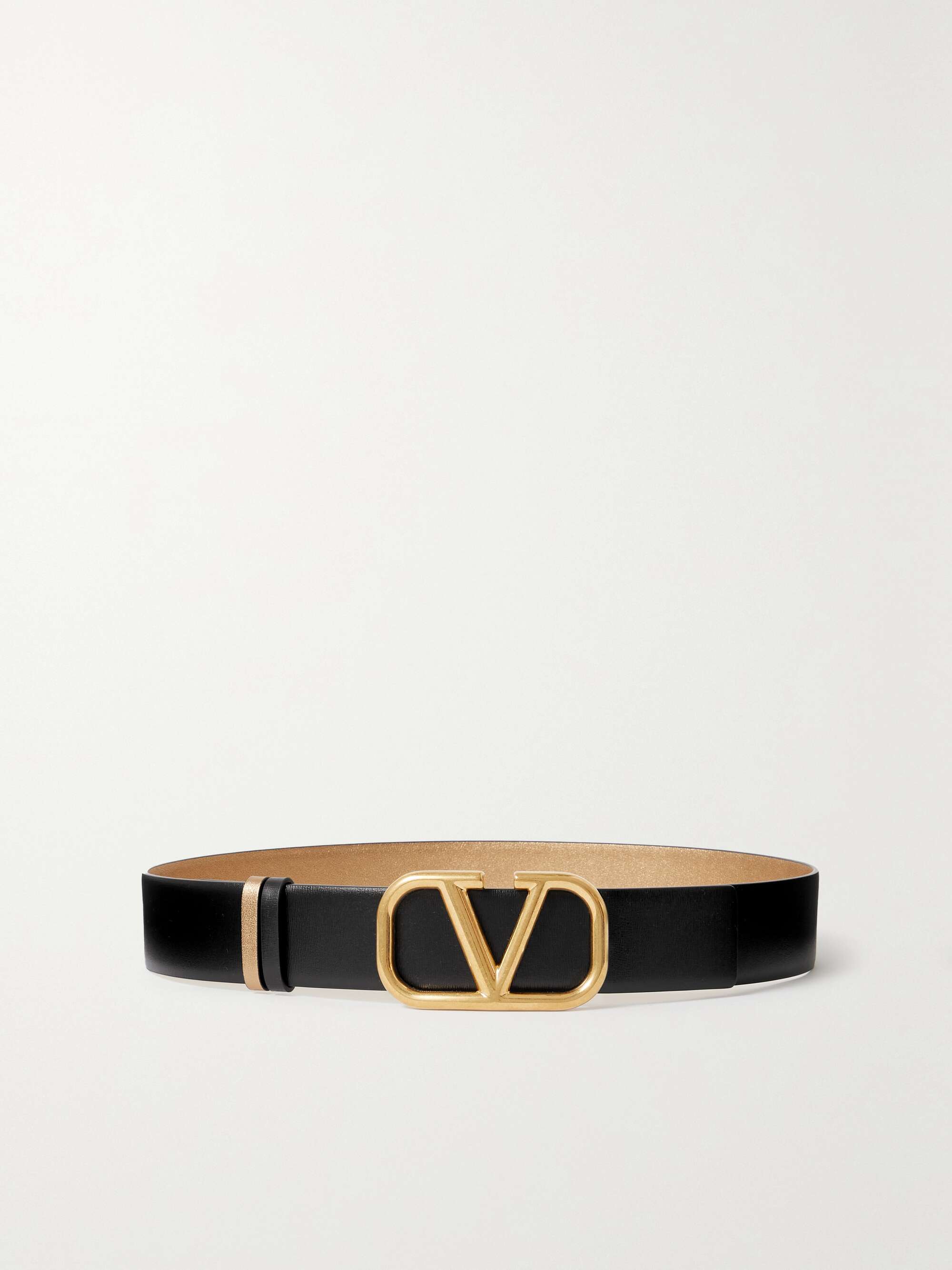 VALENTINO GARAVANI VLOGO reversible leather waist belt | NET-A-PORTER