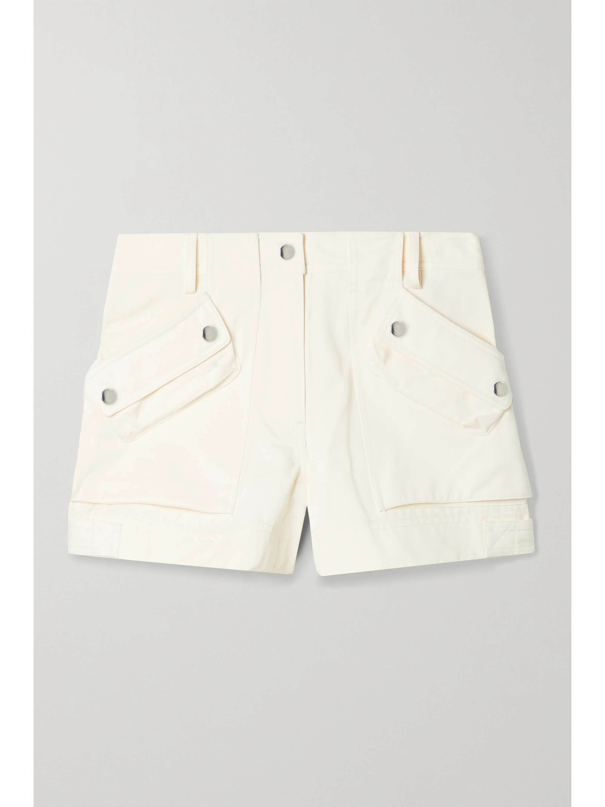 Beige Cotton-twill shorts | HELMUT LANG 