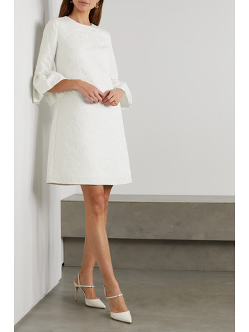Erdem Elijah floral-jacquard mini dress