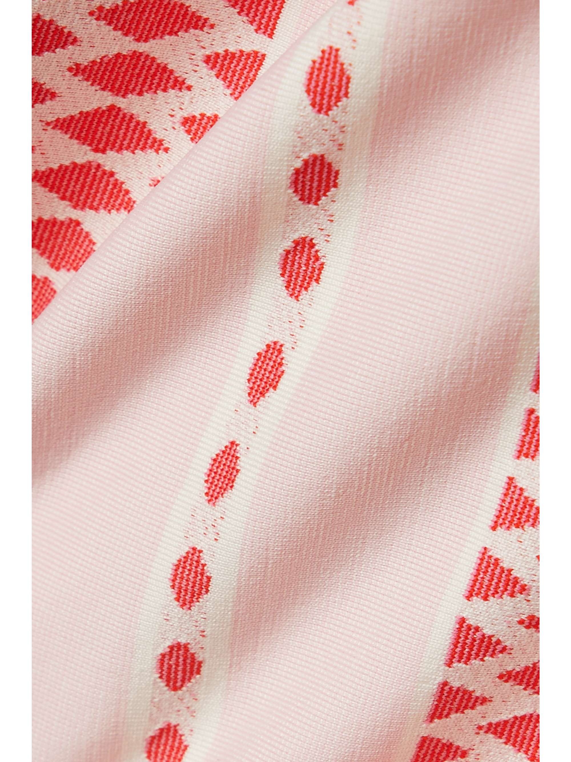 LEMLEM Jemari stretch-jacquard swimsuit