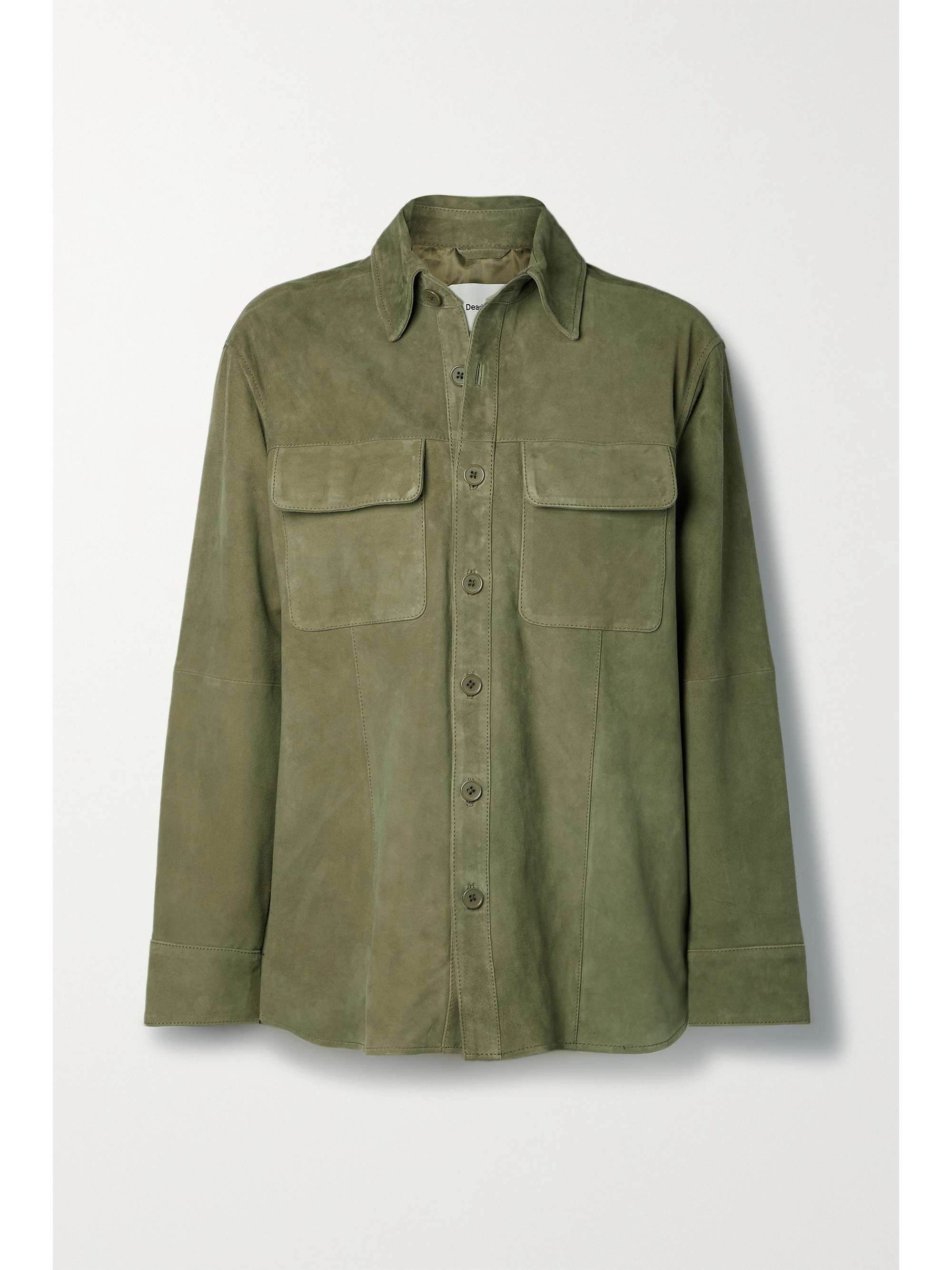 Army green Shoreline recycled suede 