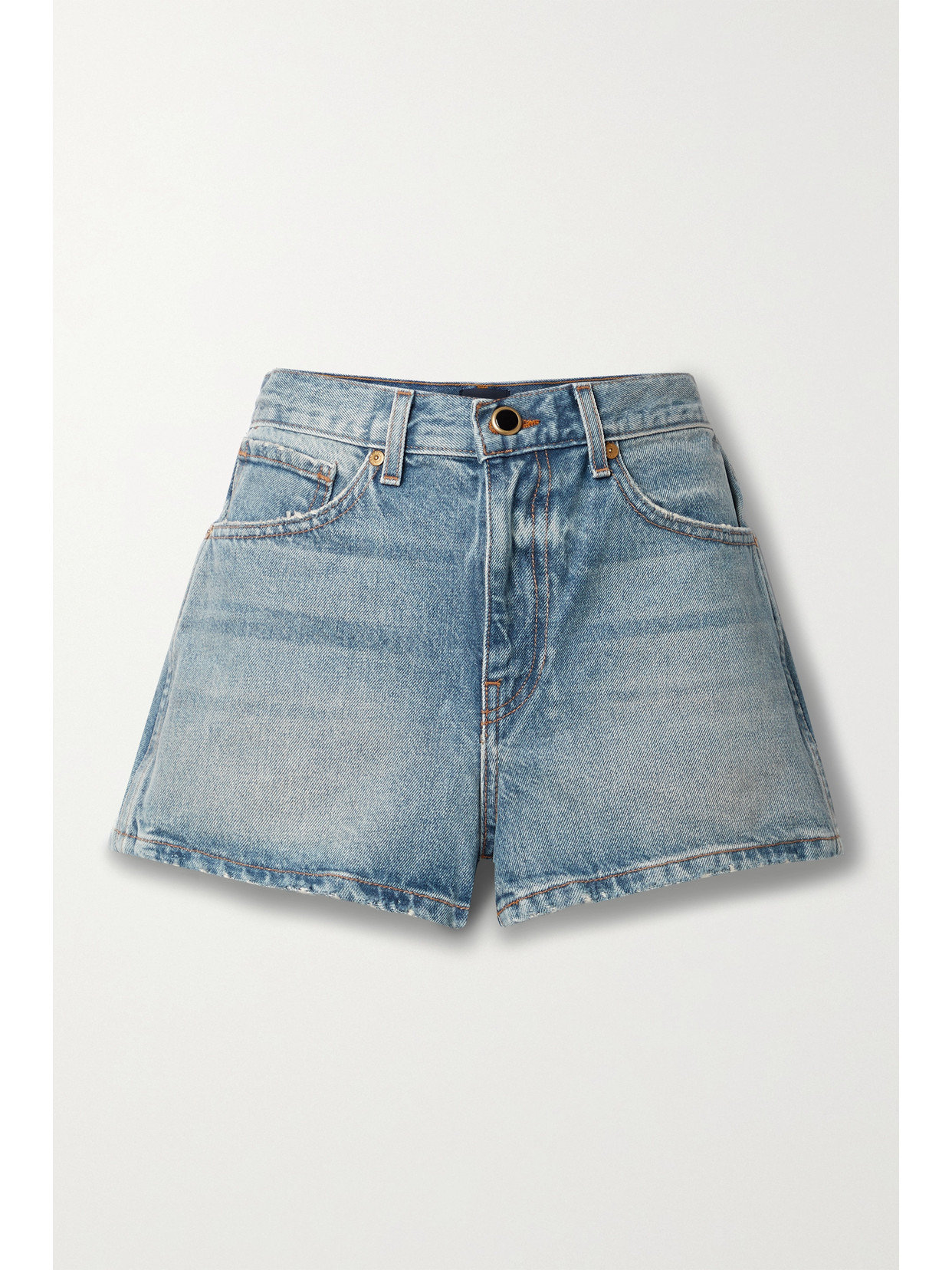 KHAITE CHARLOTTE DENIM SHORTS
