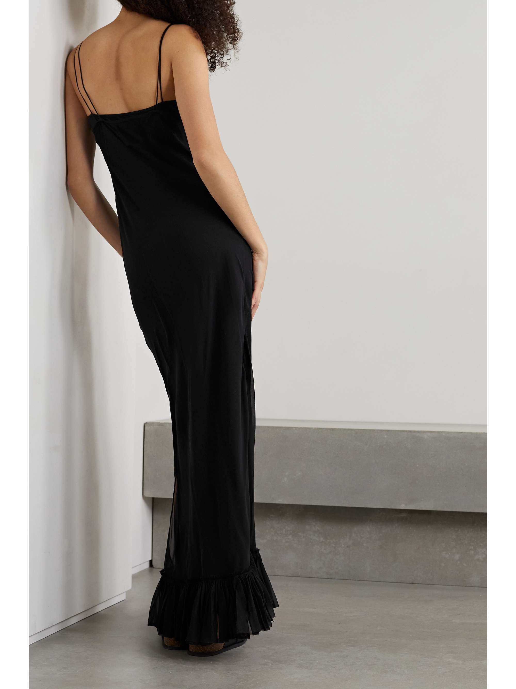 KHAITE Alix silk crepe de chine dress