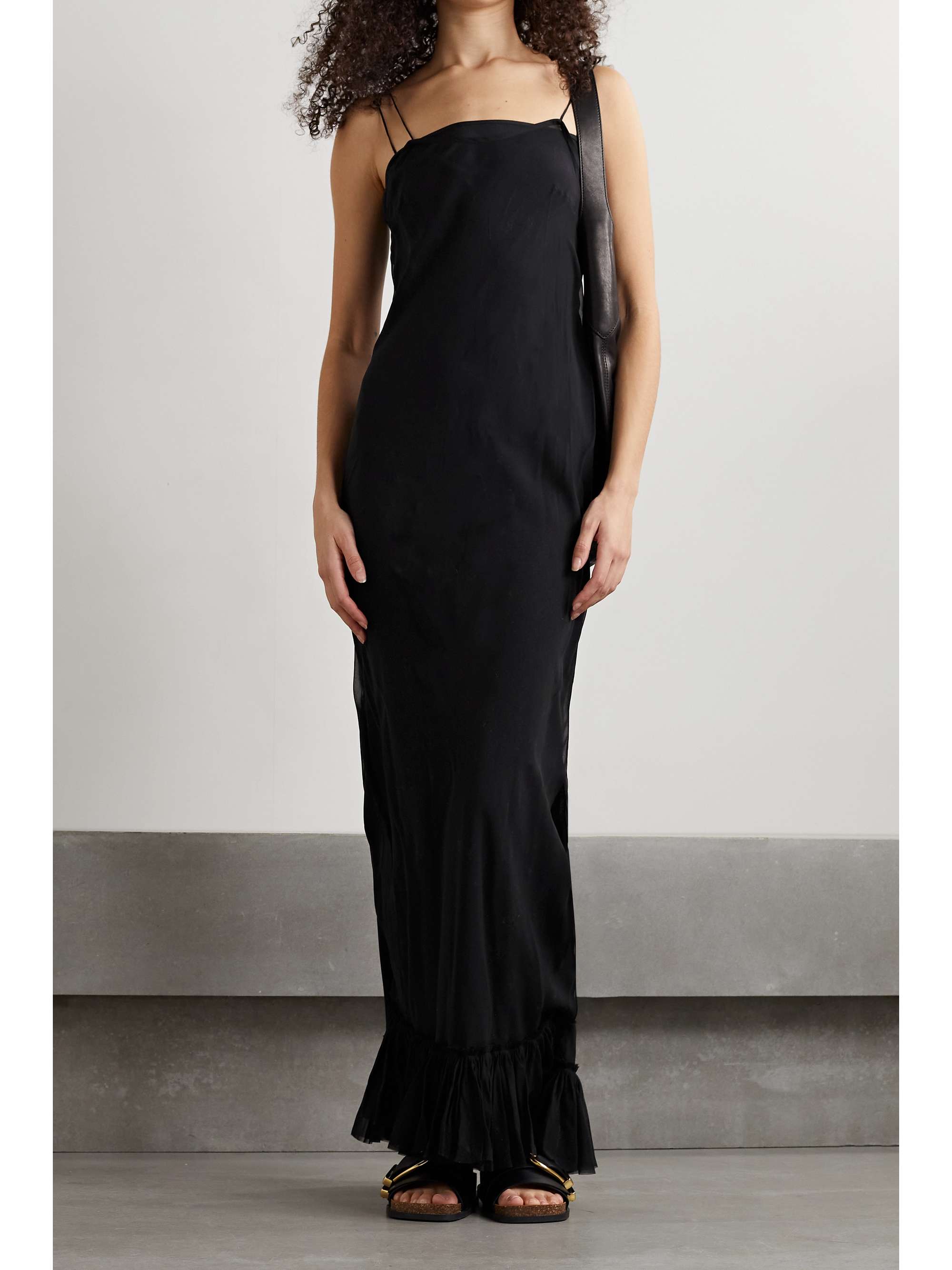 KHAITE Alix silk crepe de chine dress