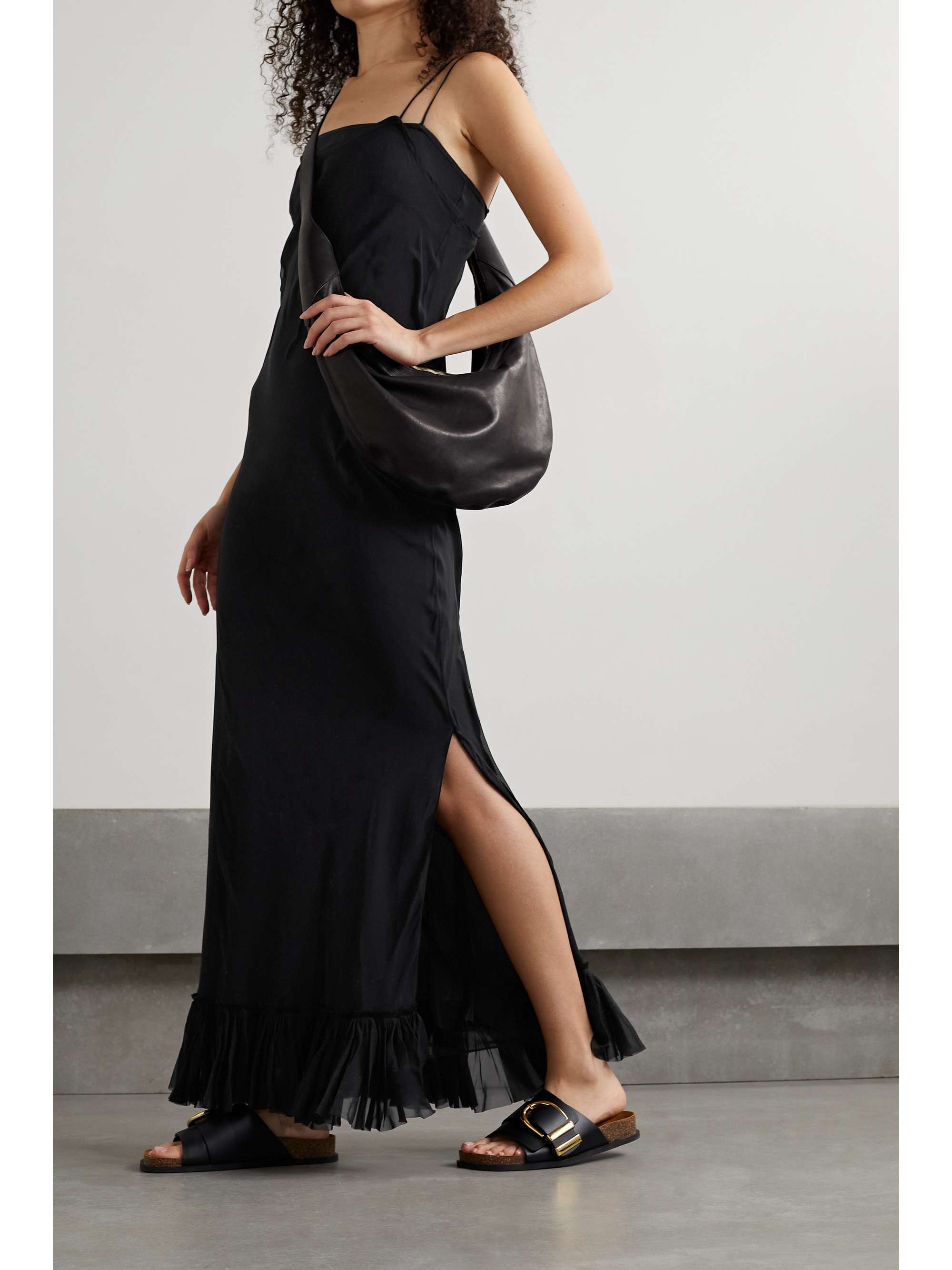 KHAITE Alix silk crepe de chine dress