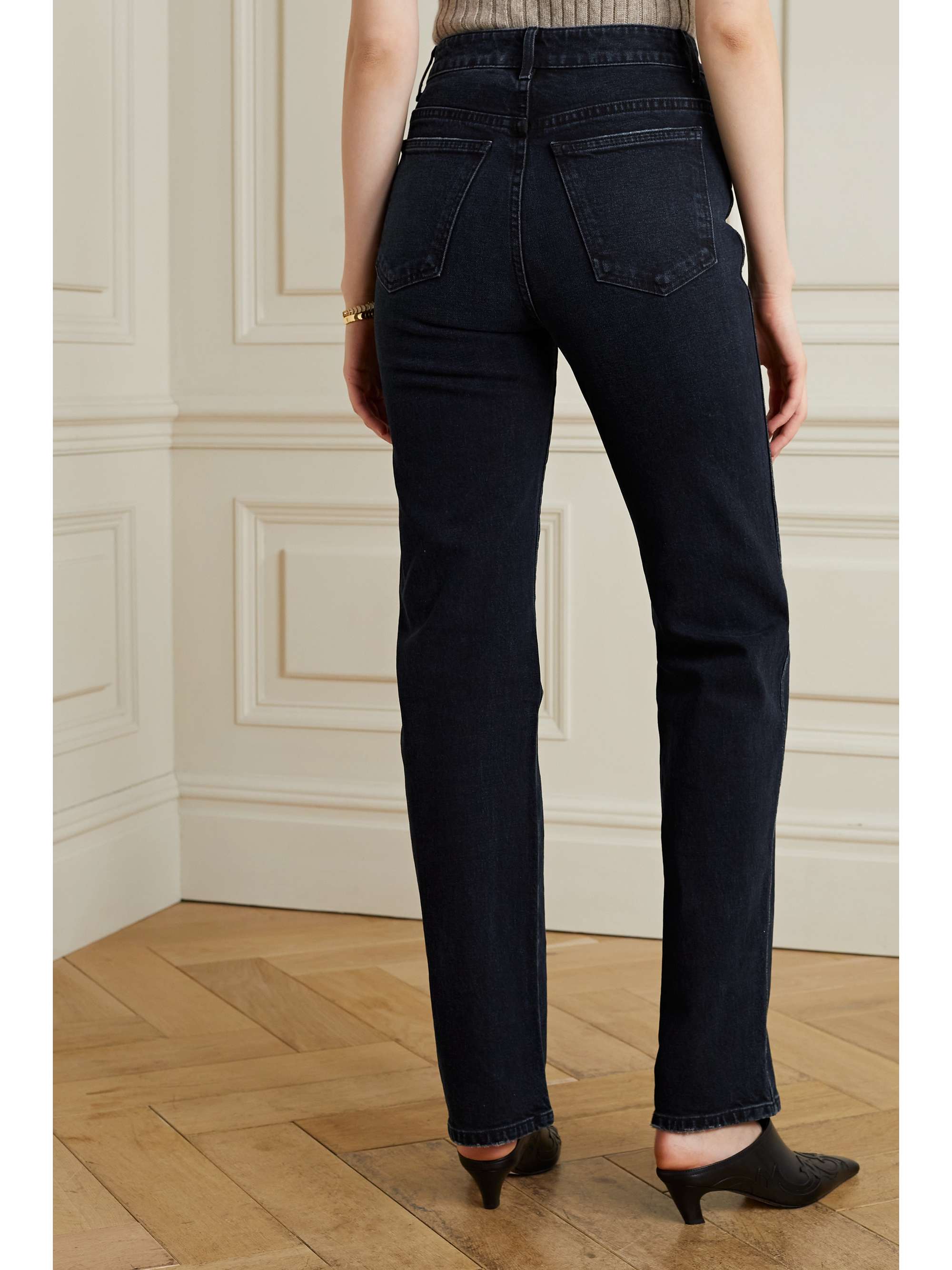 Dark denim Danielle high-rise straight 