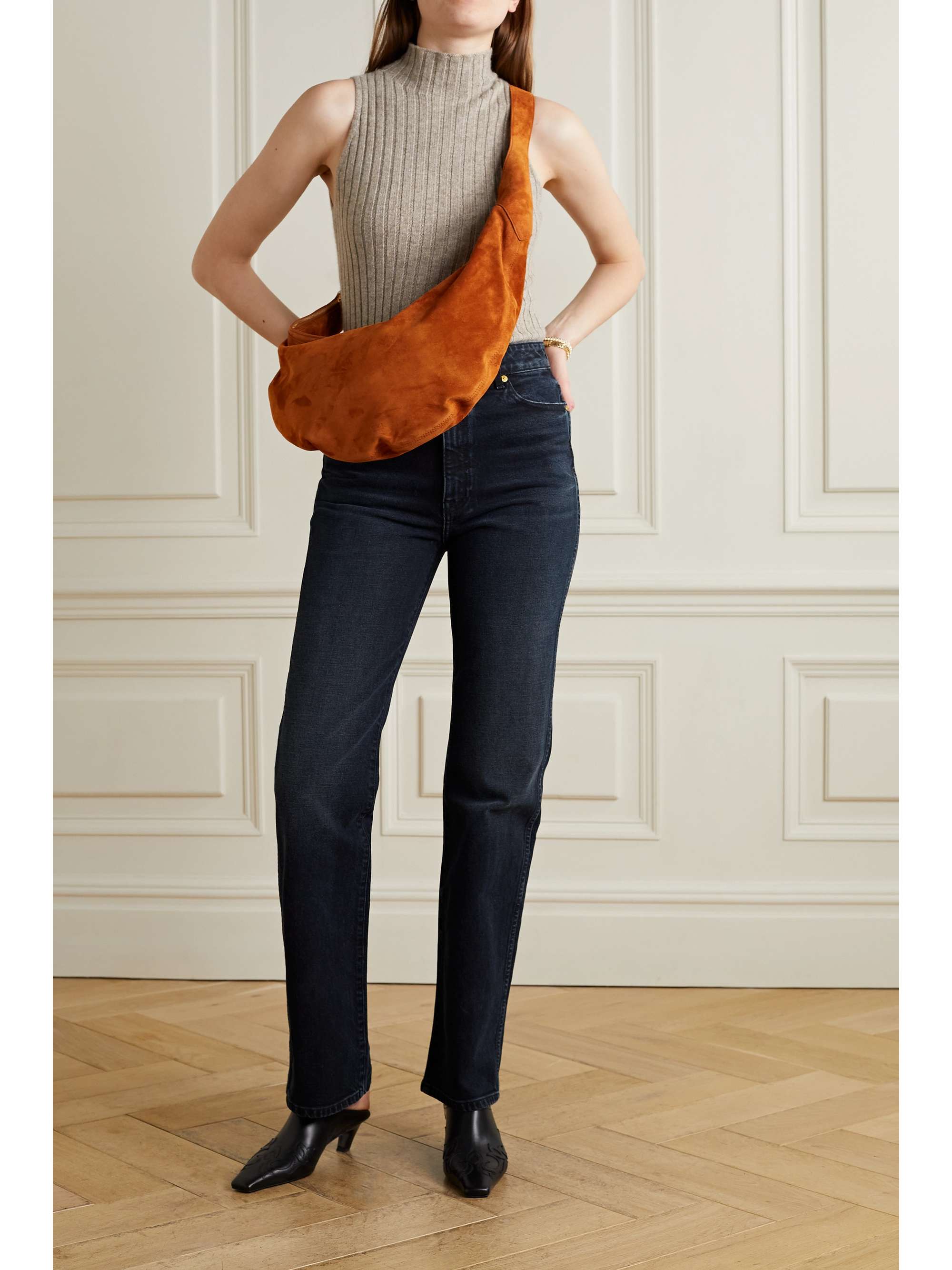 Dark denim Danielle high-rise straight 