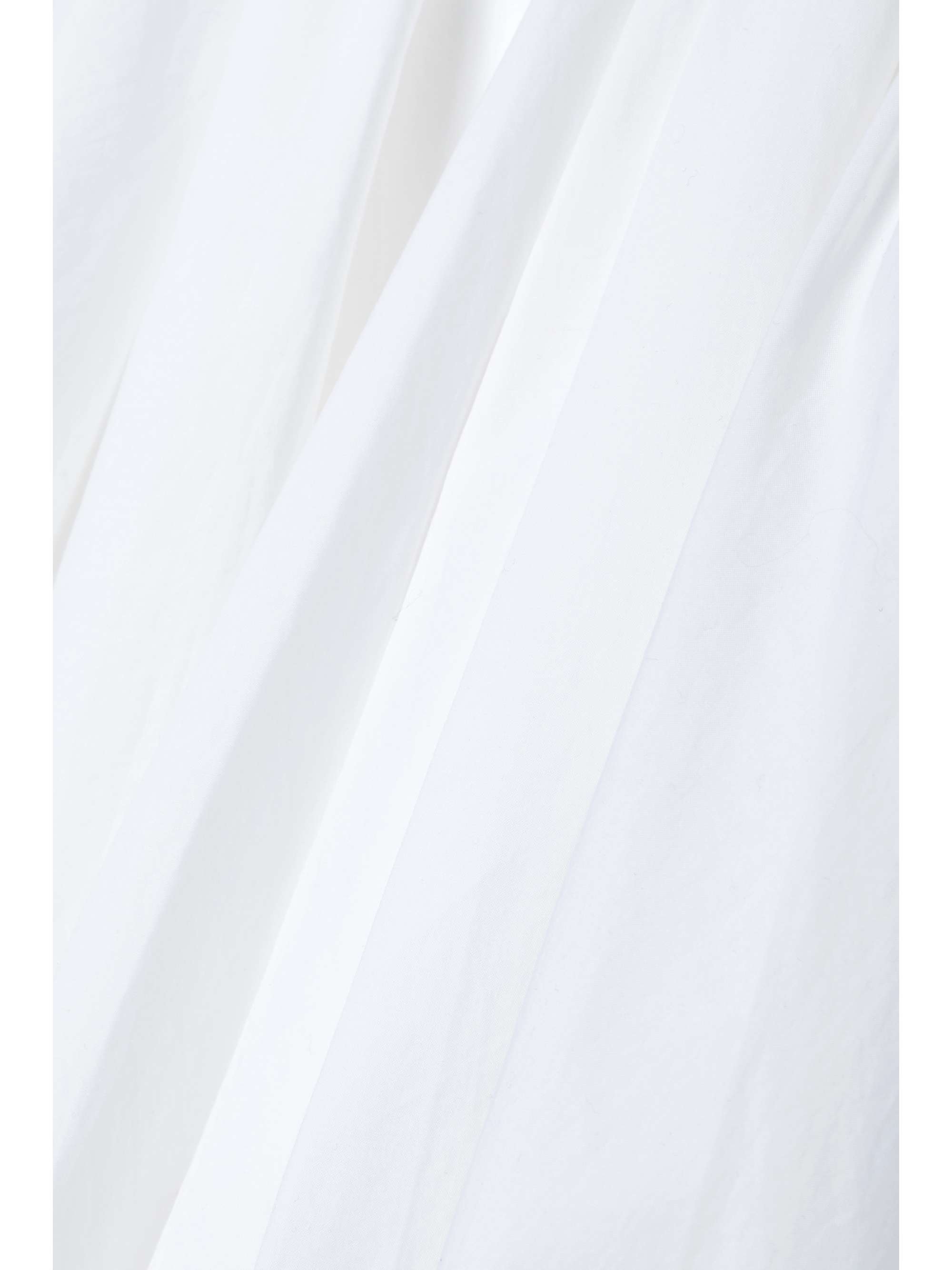 KHAITE Jorja layered pleated cotton-poplin mini wrap skirt