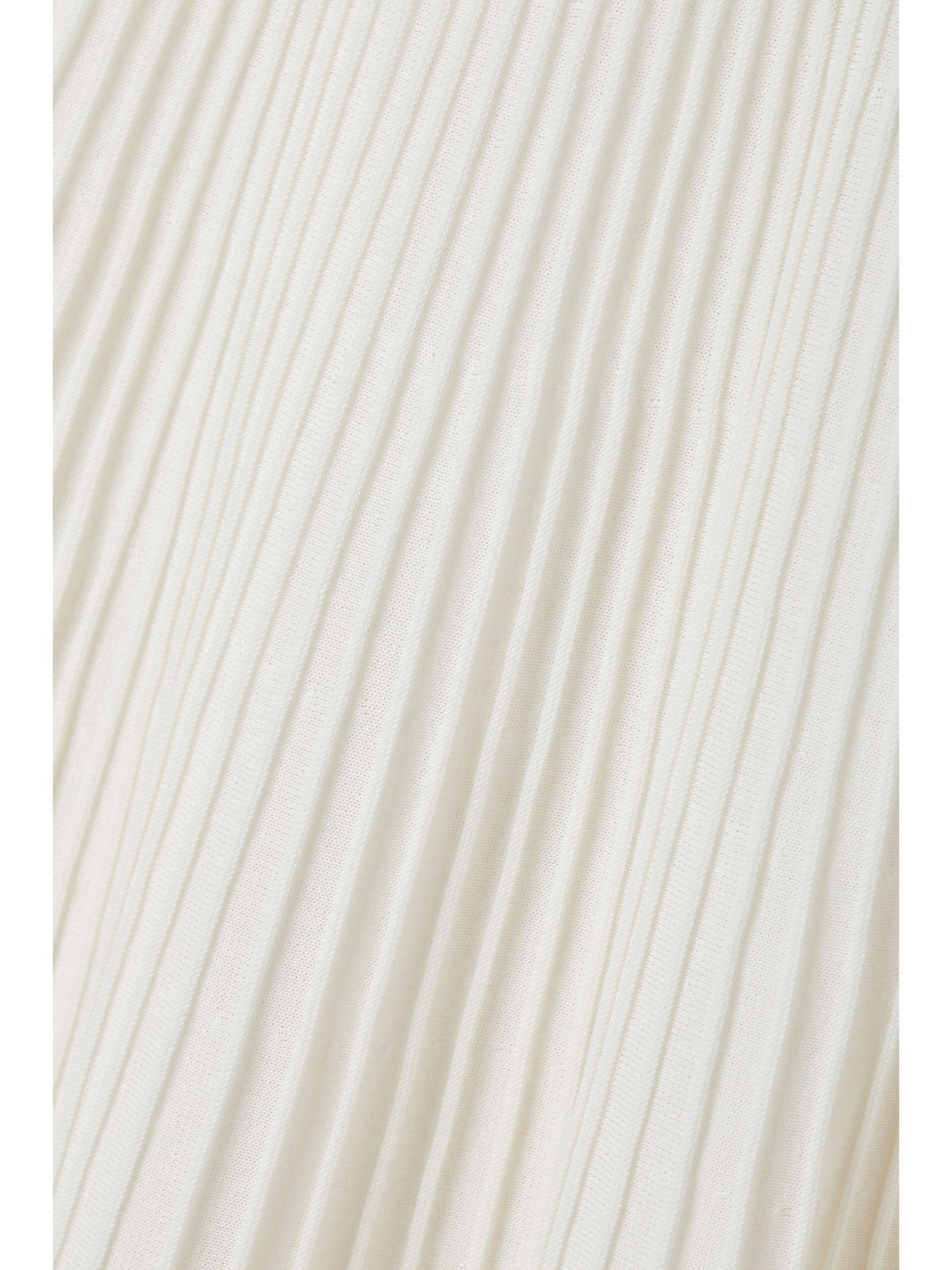 KHAITE Annika cutout ribbed stretch-knit halterneck midi dress
