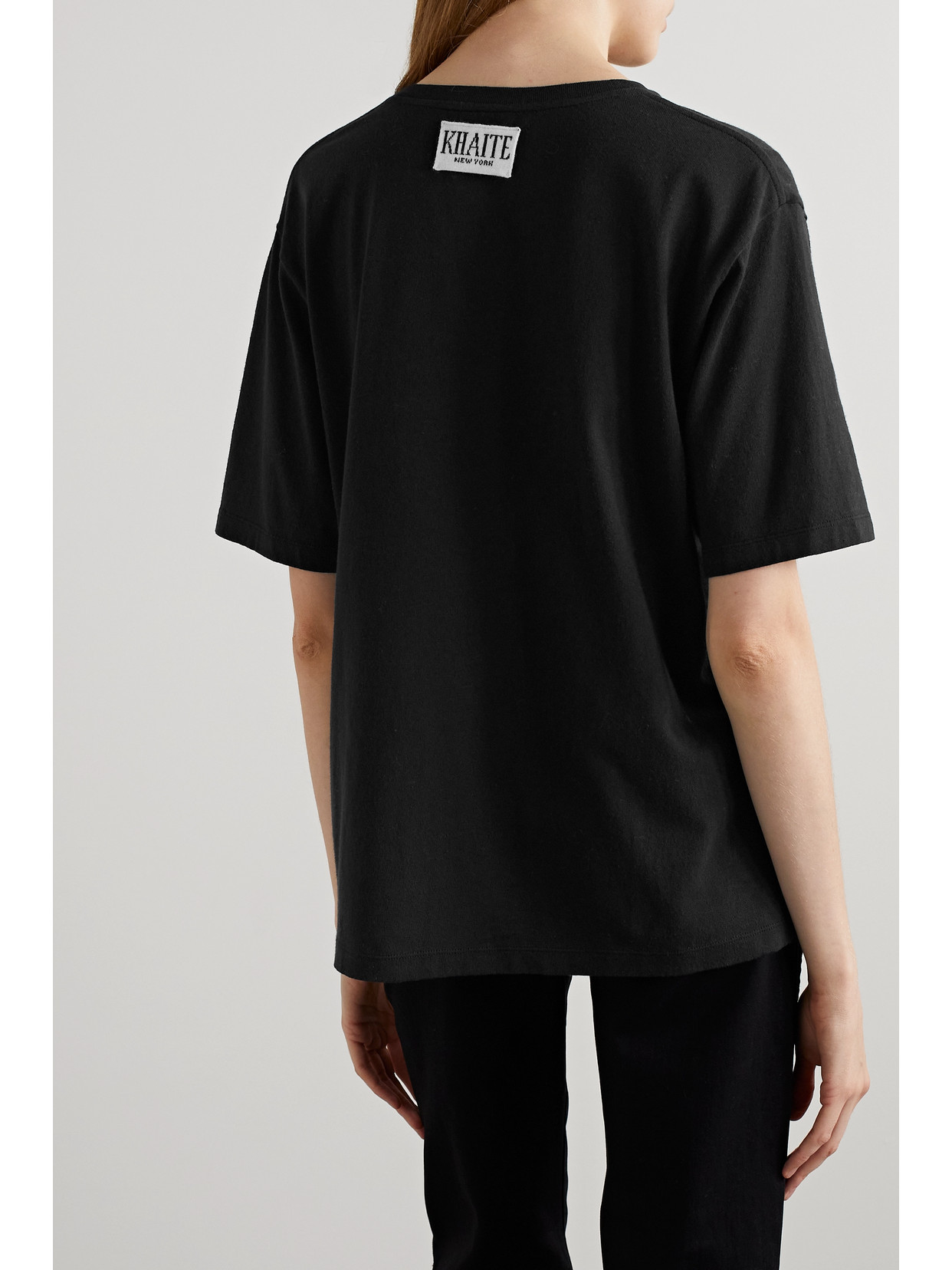 Khaite Mae Short-sleeved T-shirt In Black