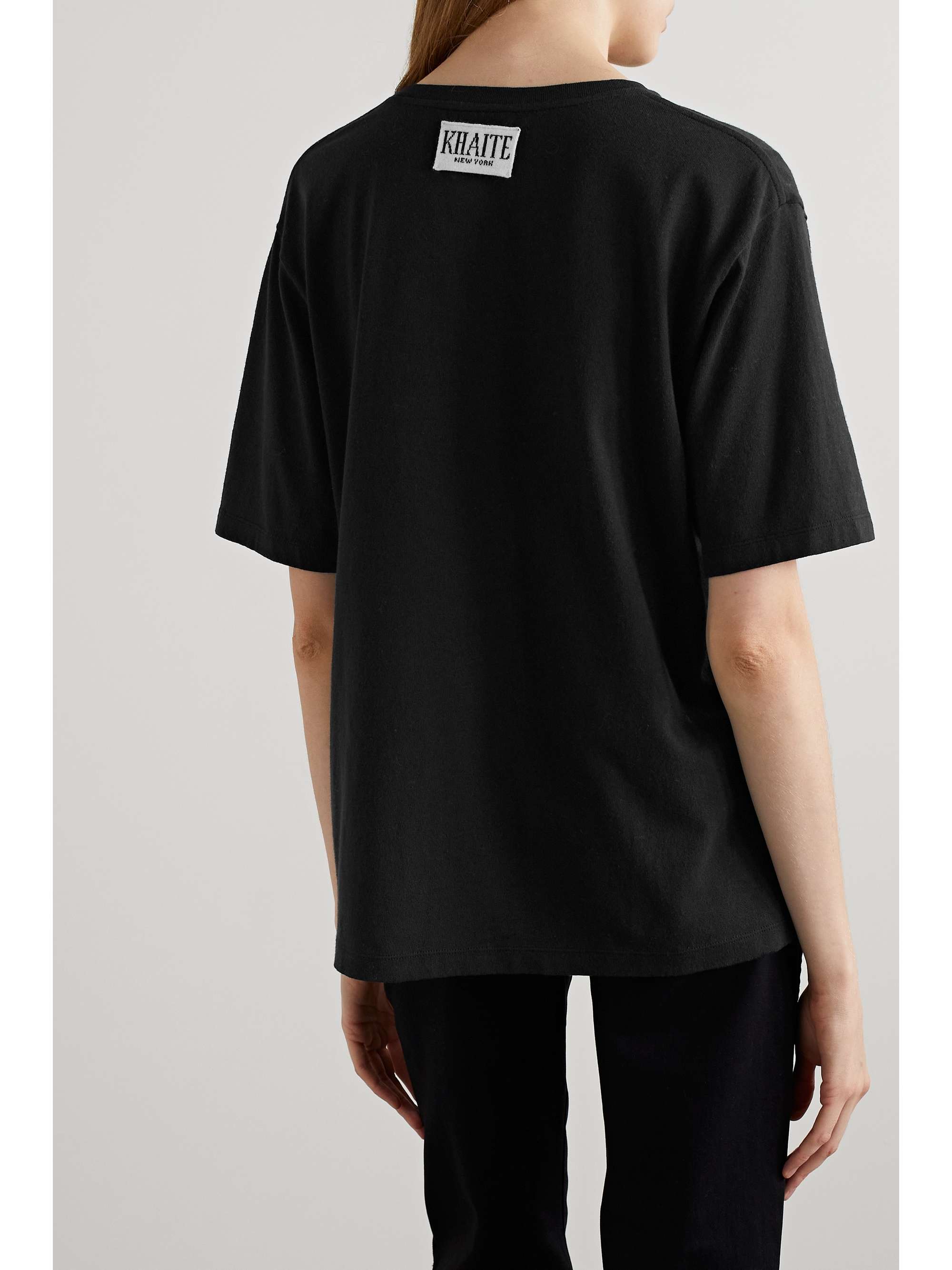 KHAITE Mae cotton-jersey T-shirt