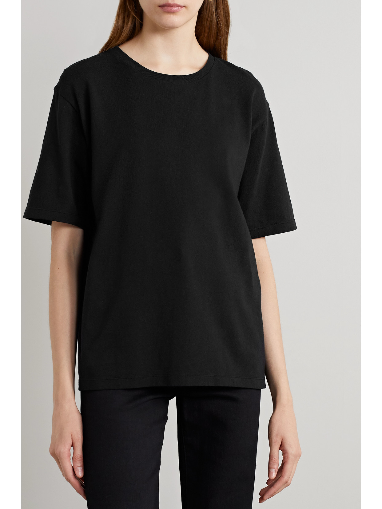 Khaite Mae Short-sleeved T-shirt In Black
