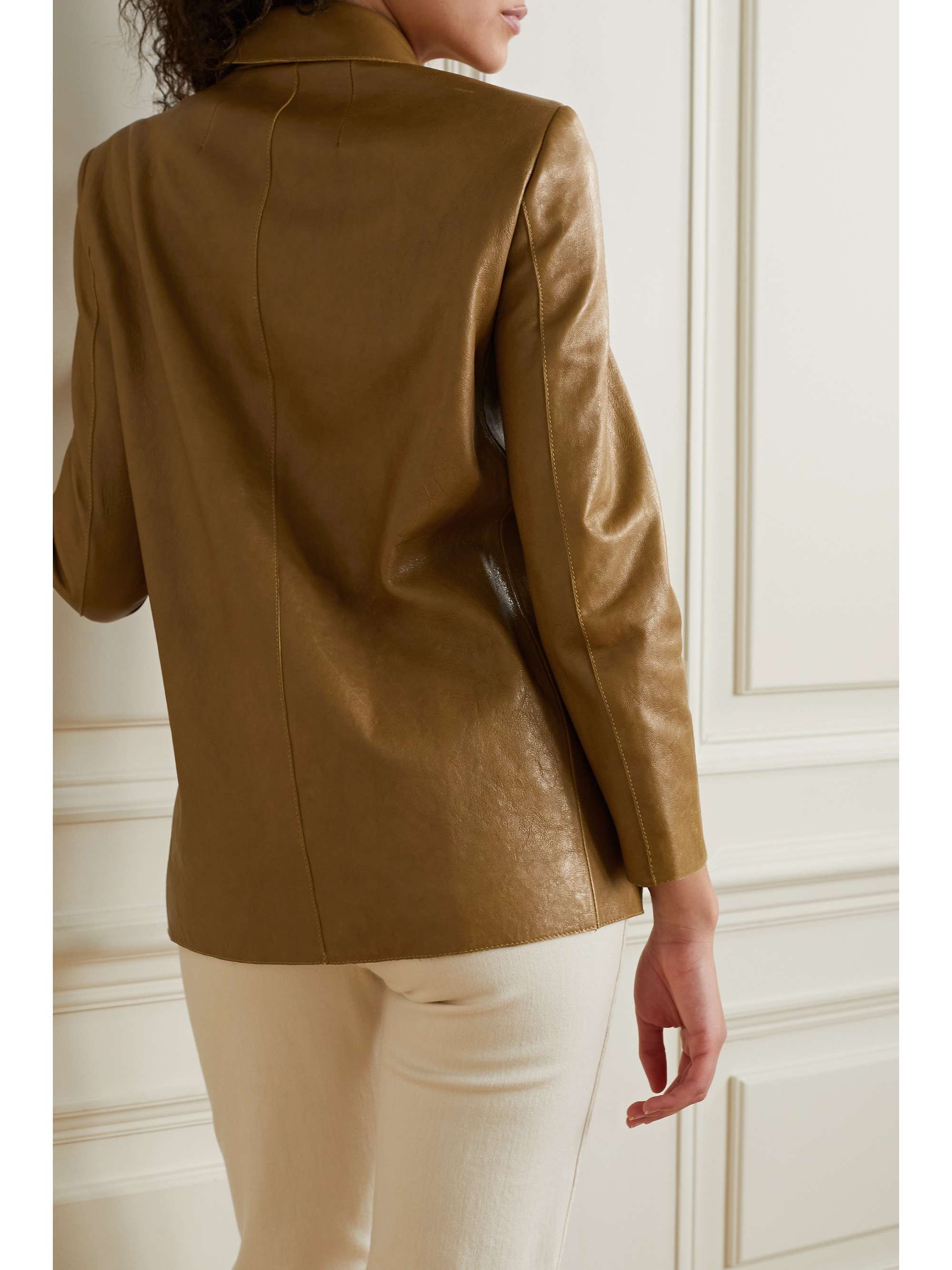 KHAITE Russo leather jacket