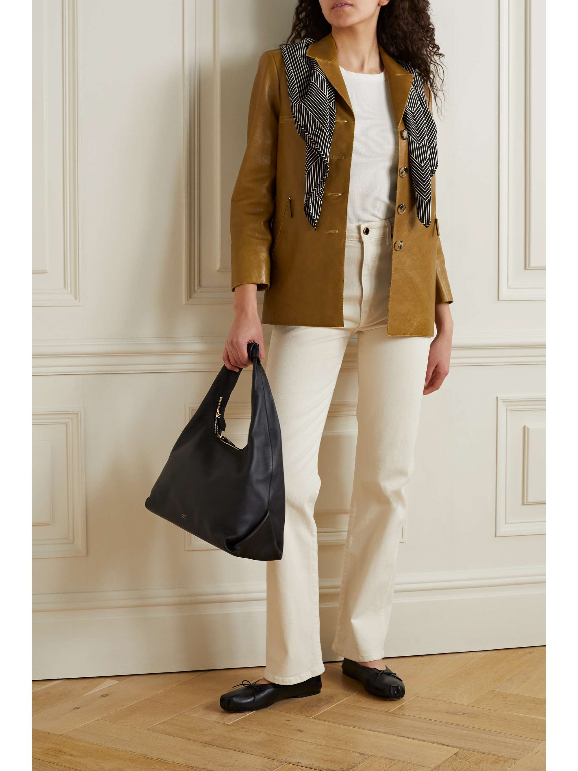 KHAITE Russo leather jacket